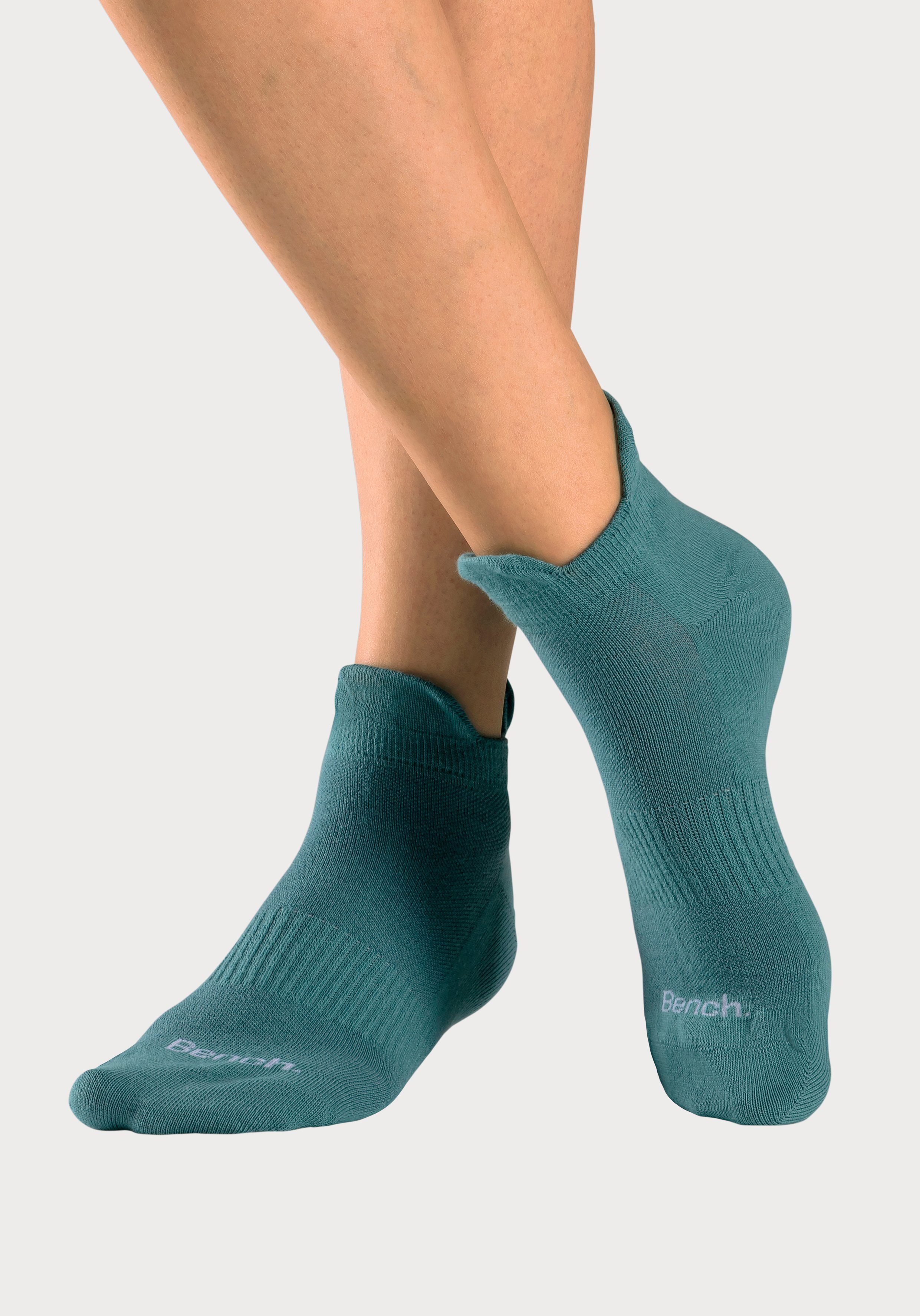 Bench. Sneakersokken met fijne mesh constructie en middenvoetrubber (set, 6 paar)