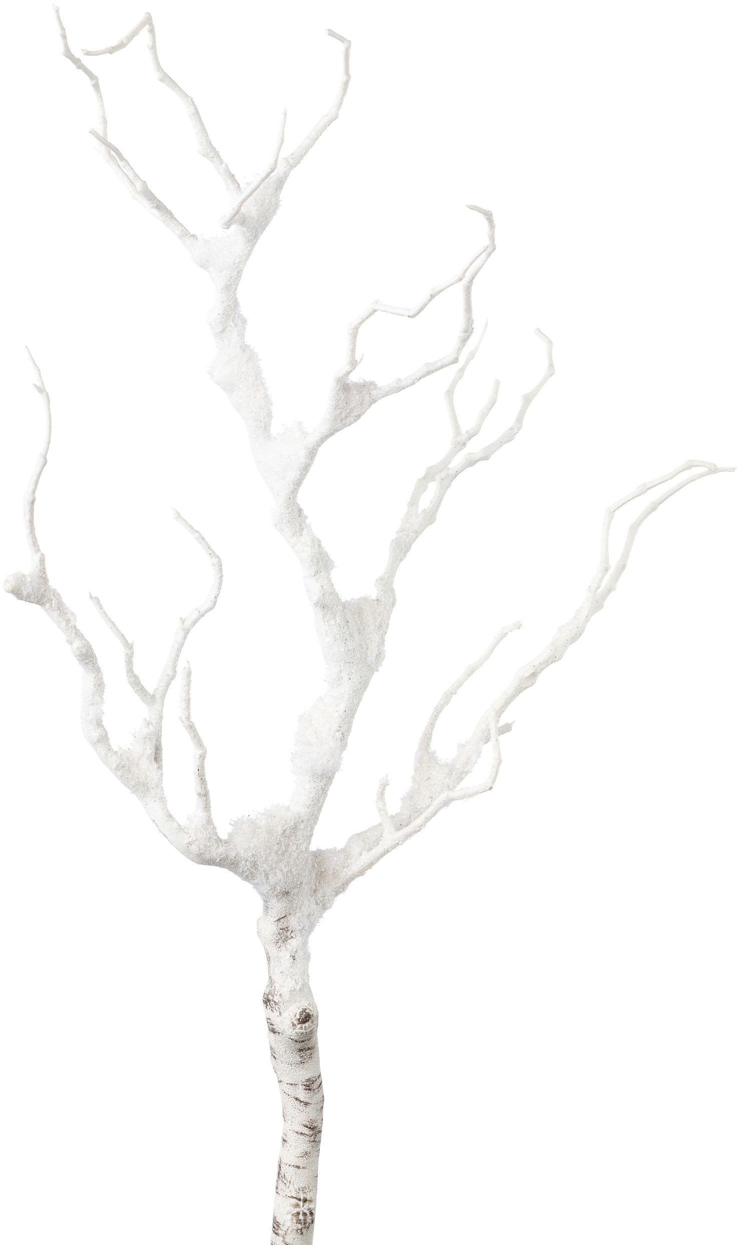 Creativ green Winterse kunstplant Kerst versiering Decoratietak bedekt met kunstsneeuw, 2-delige set (2 stuks)