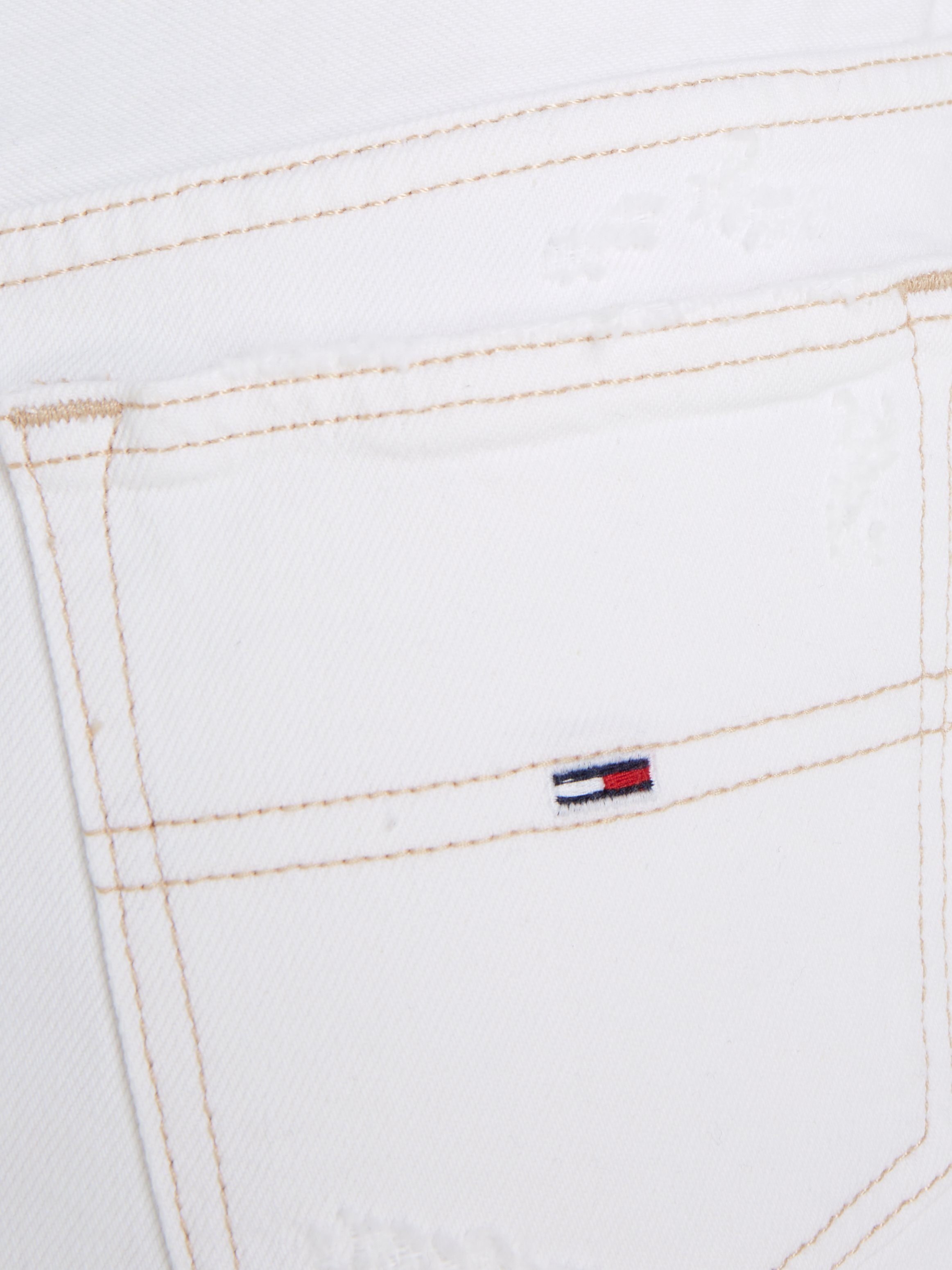 TOMMY Jeans rok LW MCR MN SKIRT BH0199 Webrok in 5-pocket stijl