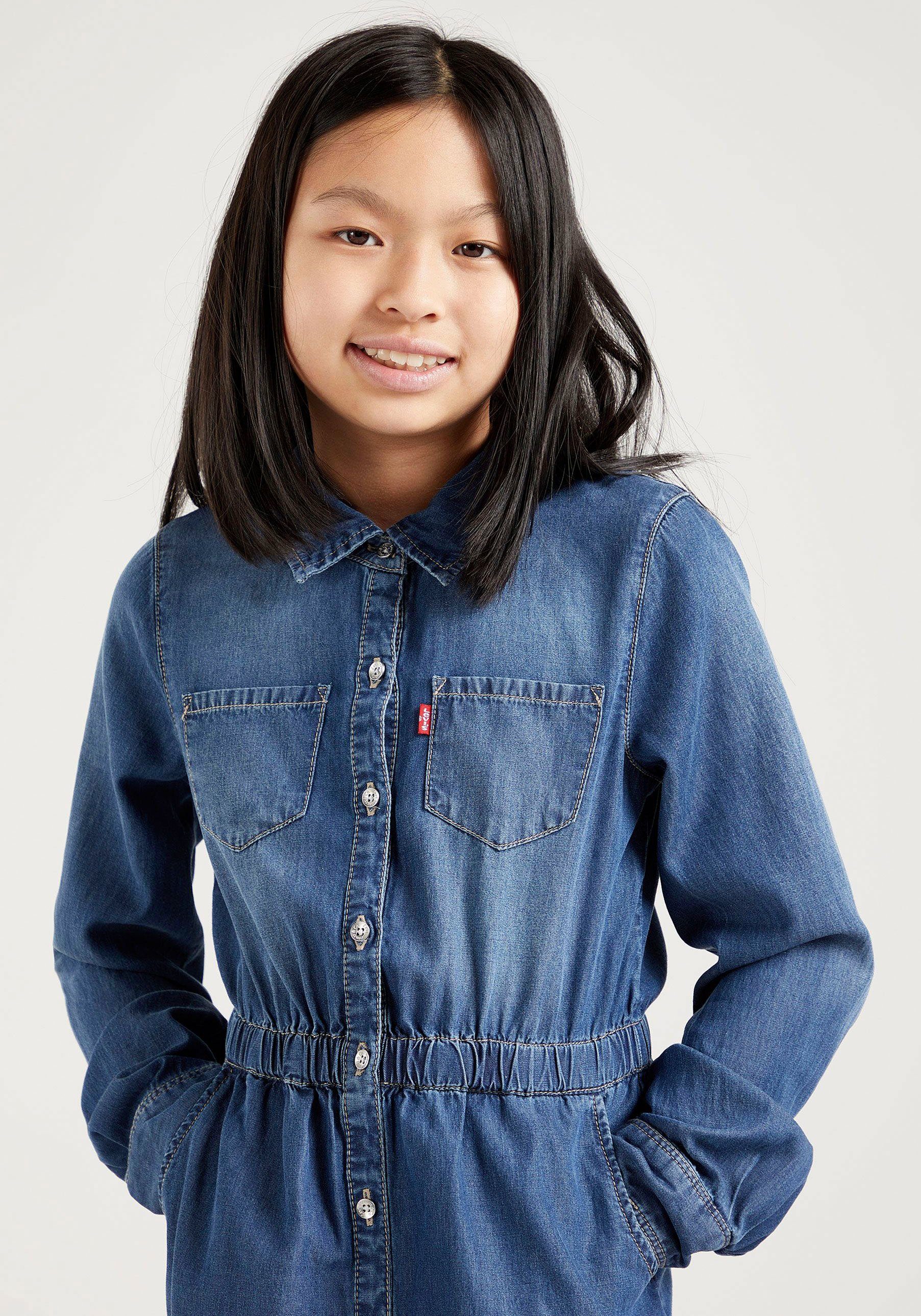 Levi's Kidswear Jeans jurk LVG FIT & FLARE DRESS