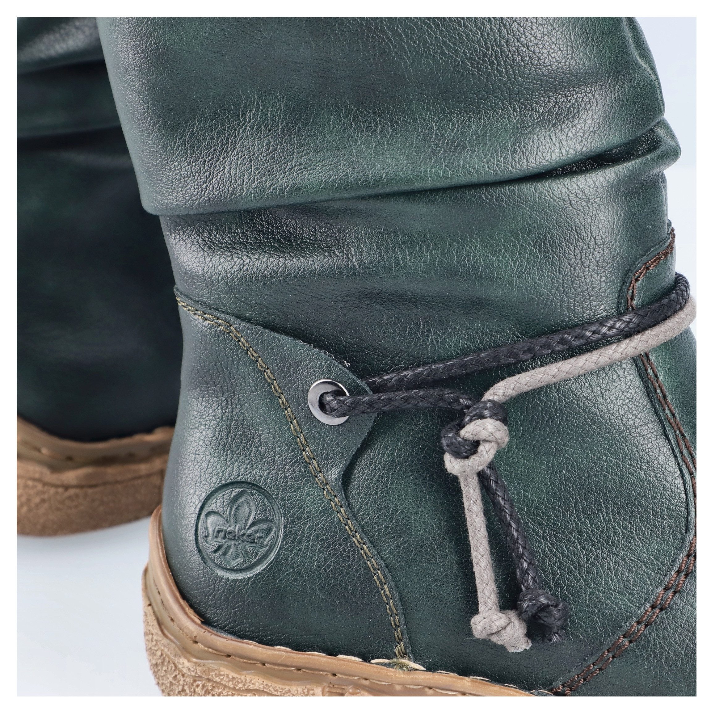 Rieker Winterlaarzen winter-enkellaars, slouchy schacht, ritssluiting, met warme voering