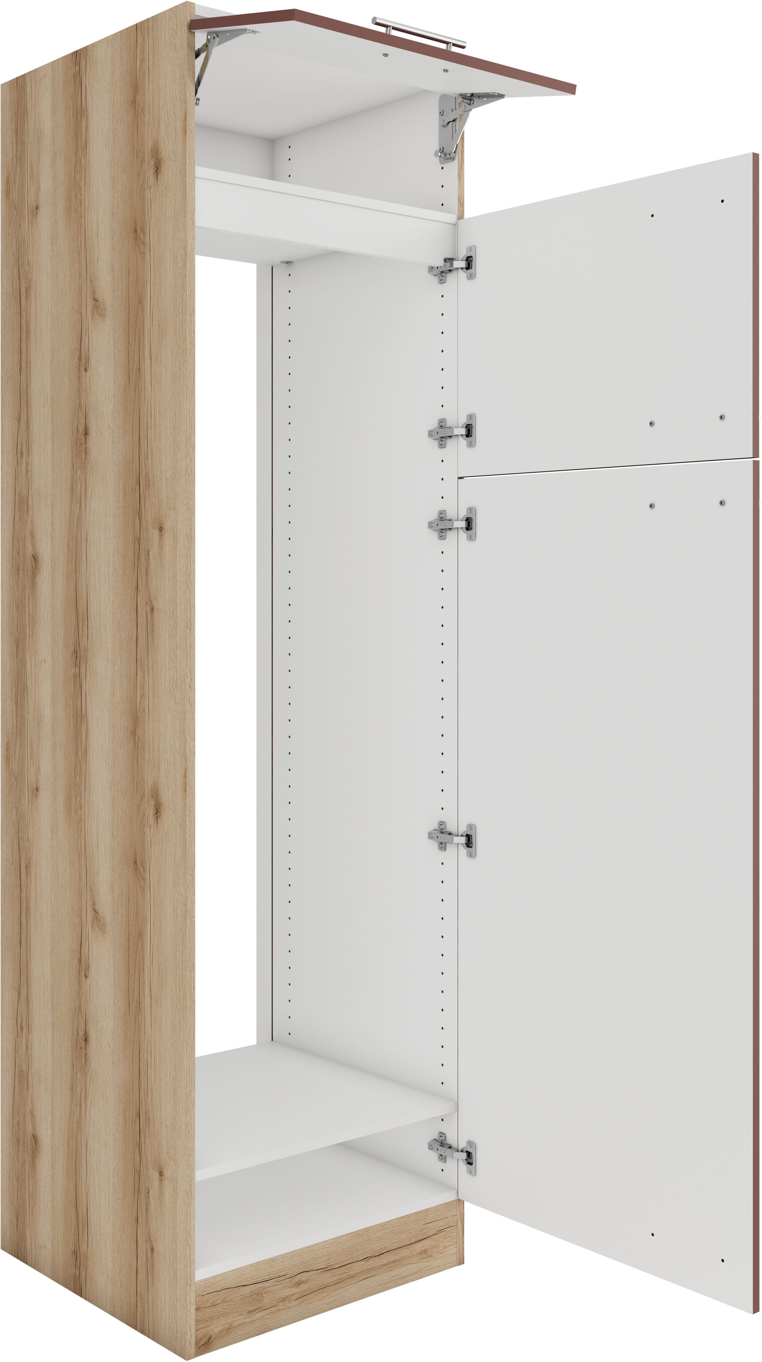 OPTIFIT Koelkastombouw Bella Breedte 60 cm, niche-afmetingen B/D/H 56,7/55,5/144,6 cm