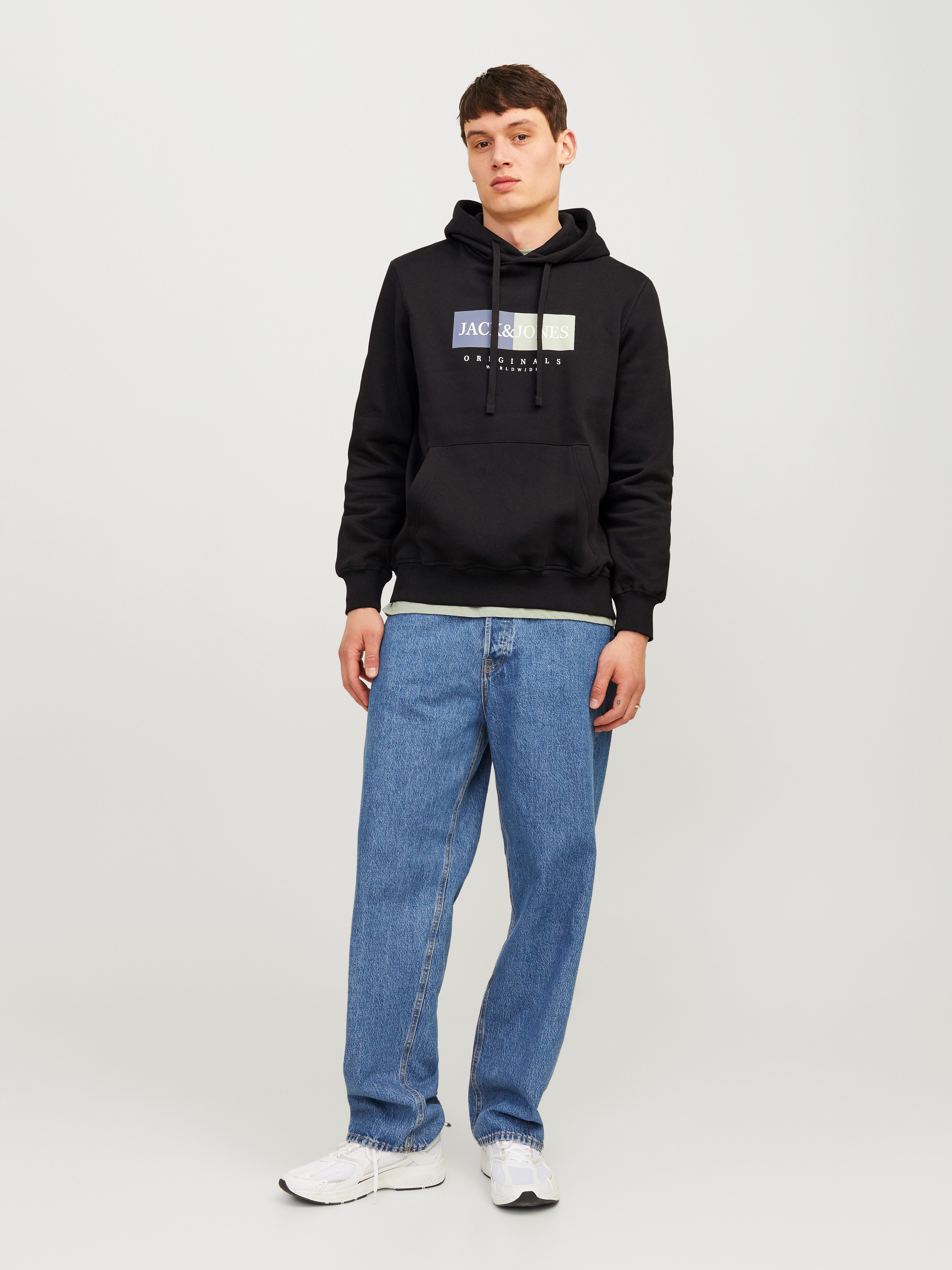 Jack & Jones Hoodie JORFREDERIKSBERG BOX SWEAT HOOD SN