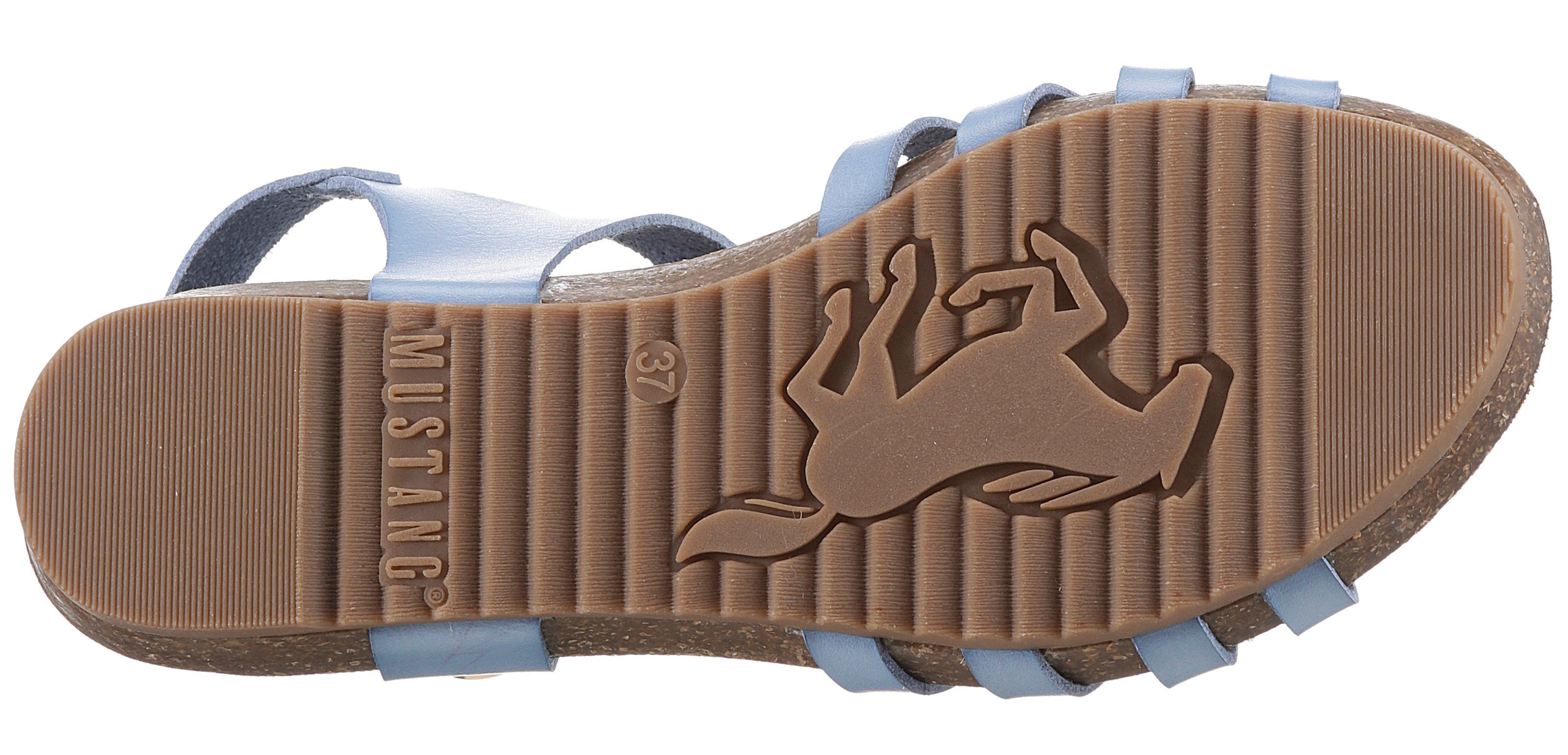 Mustang Shoes Sandalen zomerschoen, sandaal, klittenbandschoen, met klittenbandjes