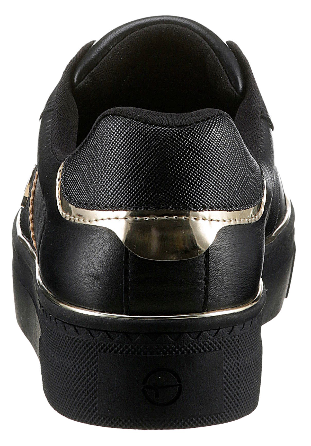 Tamaris Plateausneakers , vrijetijdsschoen, halfschoen, veterschoen met gepolsterde schacht