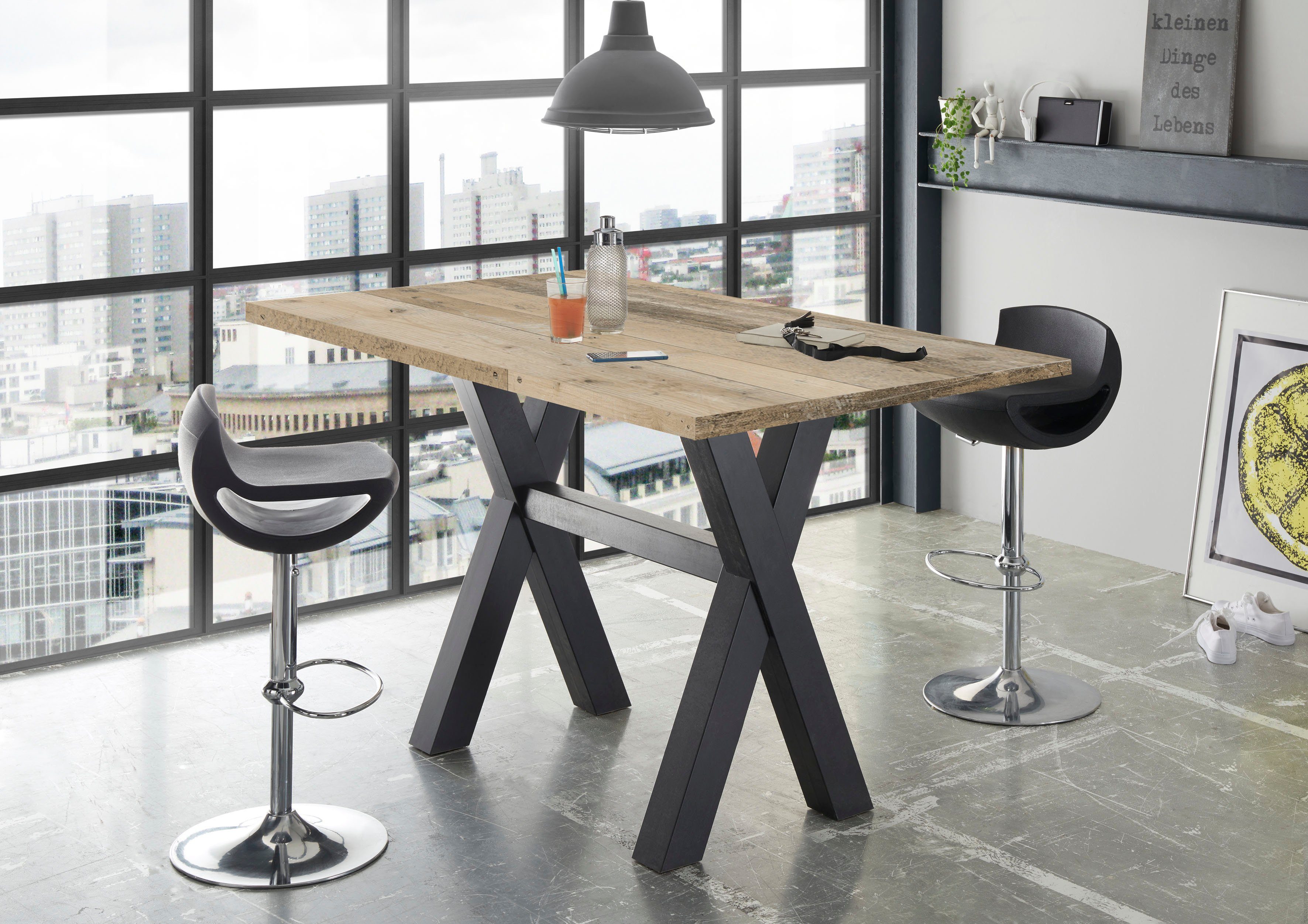 Mäusbacher Bartafel Frame in X-model (breedte 120, 140 of 160 cm)