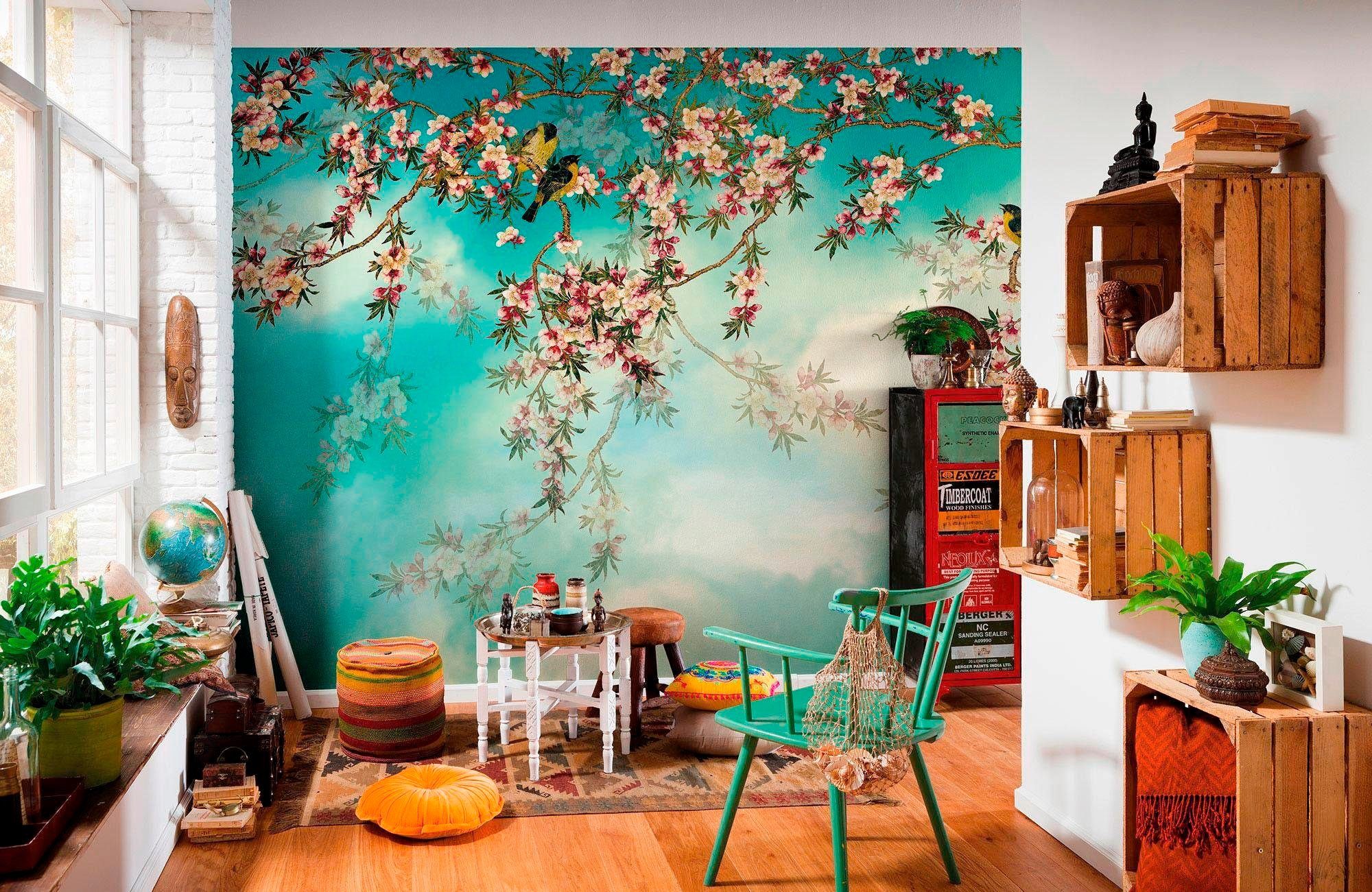 Komar Fotobehang Sakura - Afmeting 368 x 254 cm (set)