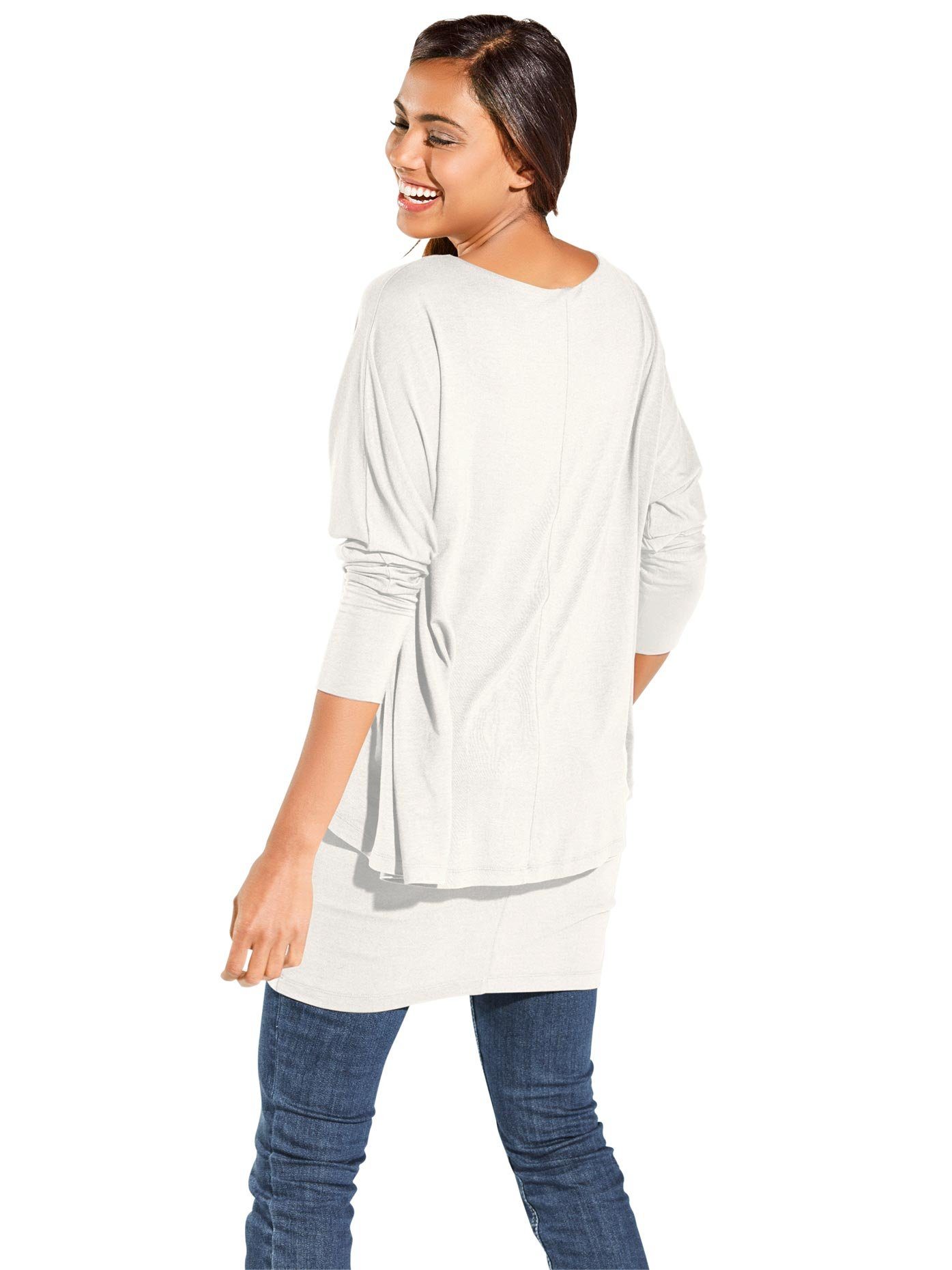 heine Shirt met ronde hals (1-delig)