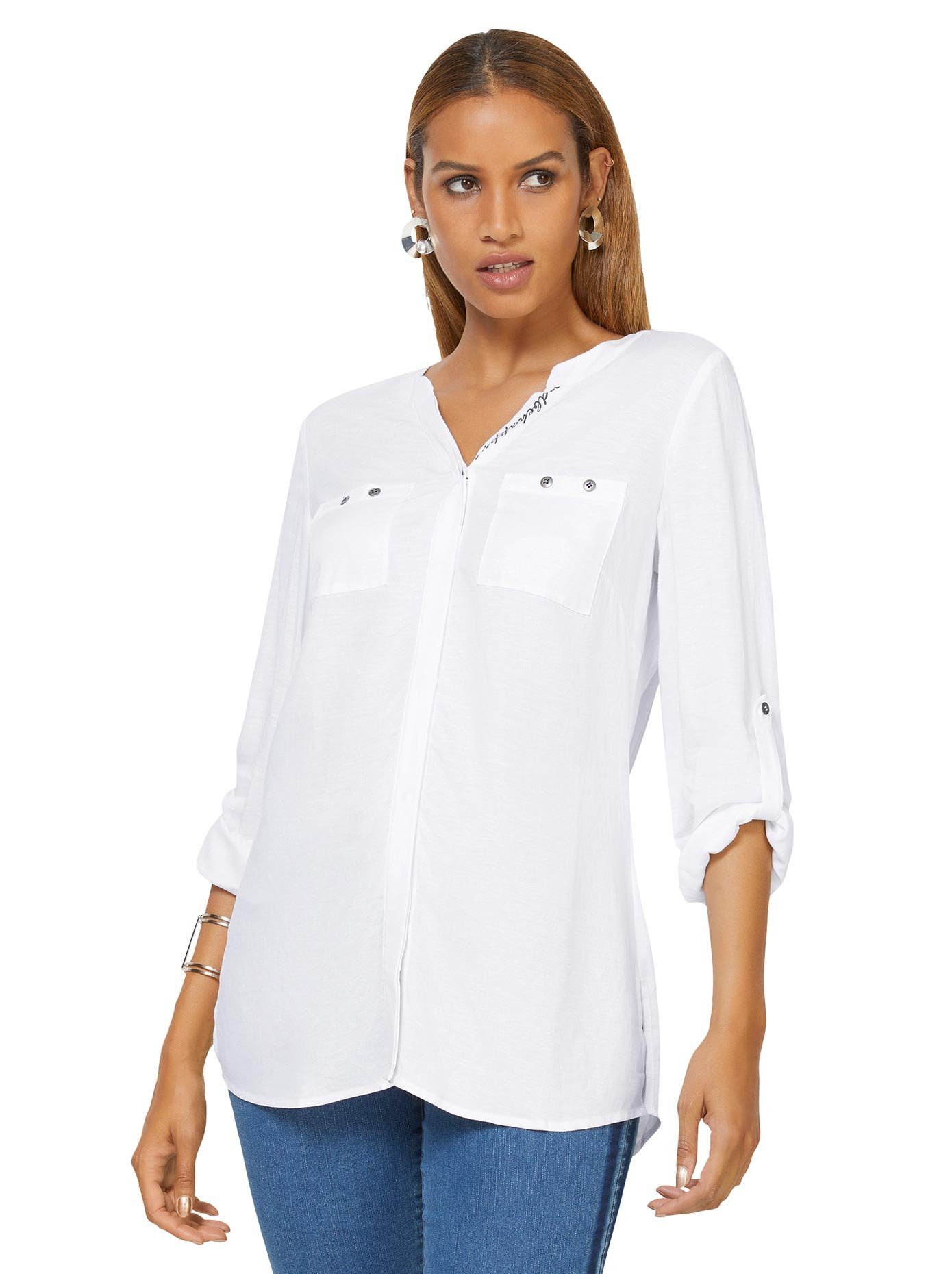Creation L Blouse met lange mouwen