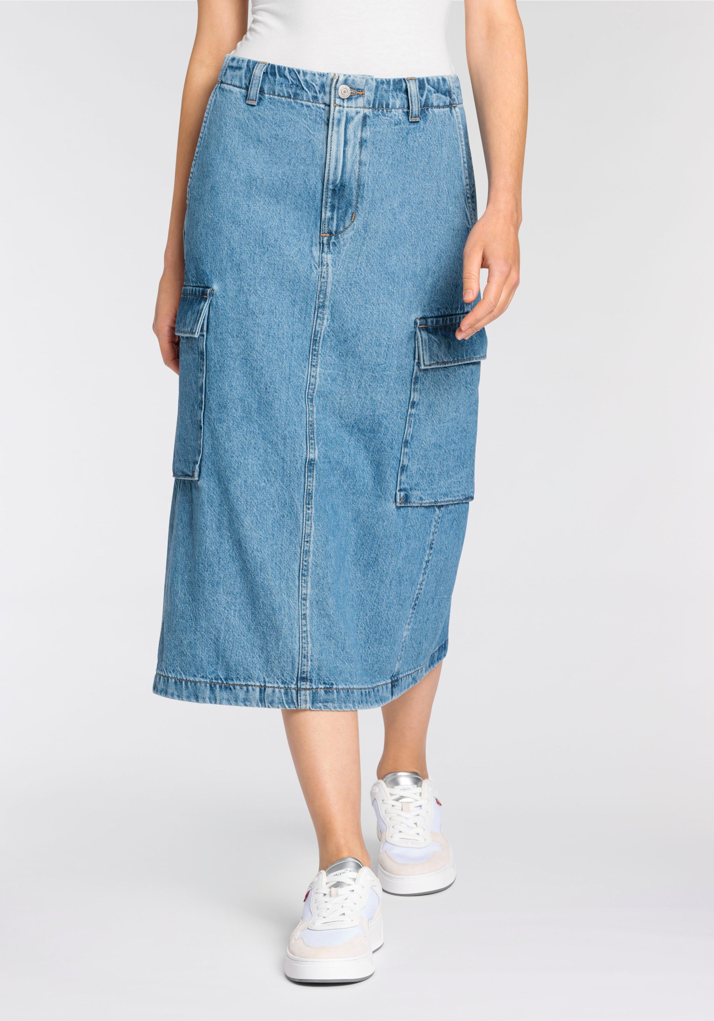 Levi's® Jeans rok CARGO MIDI SKIRT MED IN