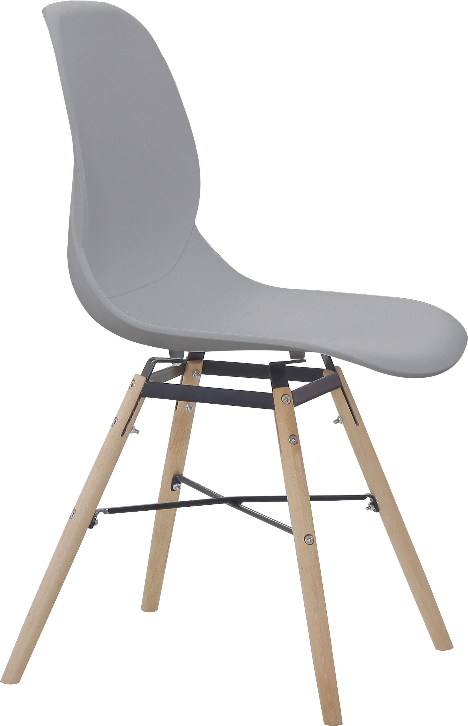 Kayoom Stoel met 4 poten Stoel Amy 110 2-delige set, praktisch set, comfortabele kunststofstoel (set, 2 stuks)