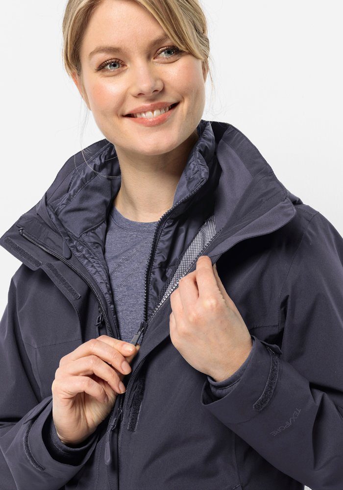 Jack Wolfskin Functioneel 3-in-1-jack LUNTAL 3IN1 JKT W