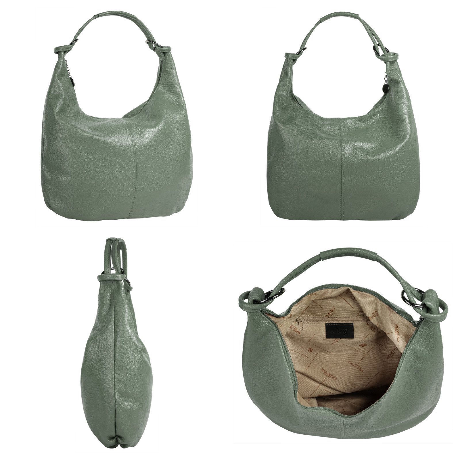 Cluty Shopper echt leer, made in italy