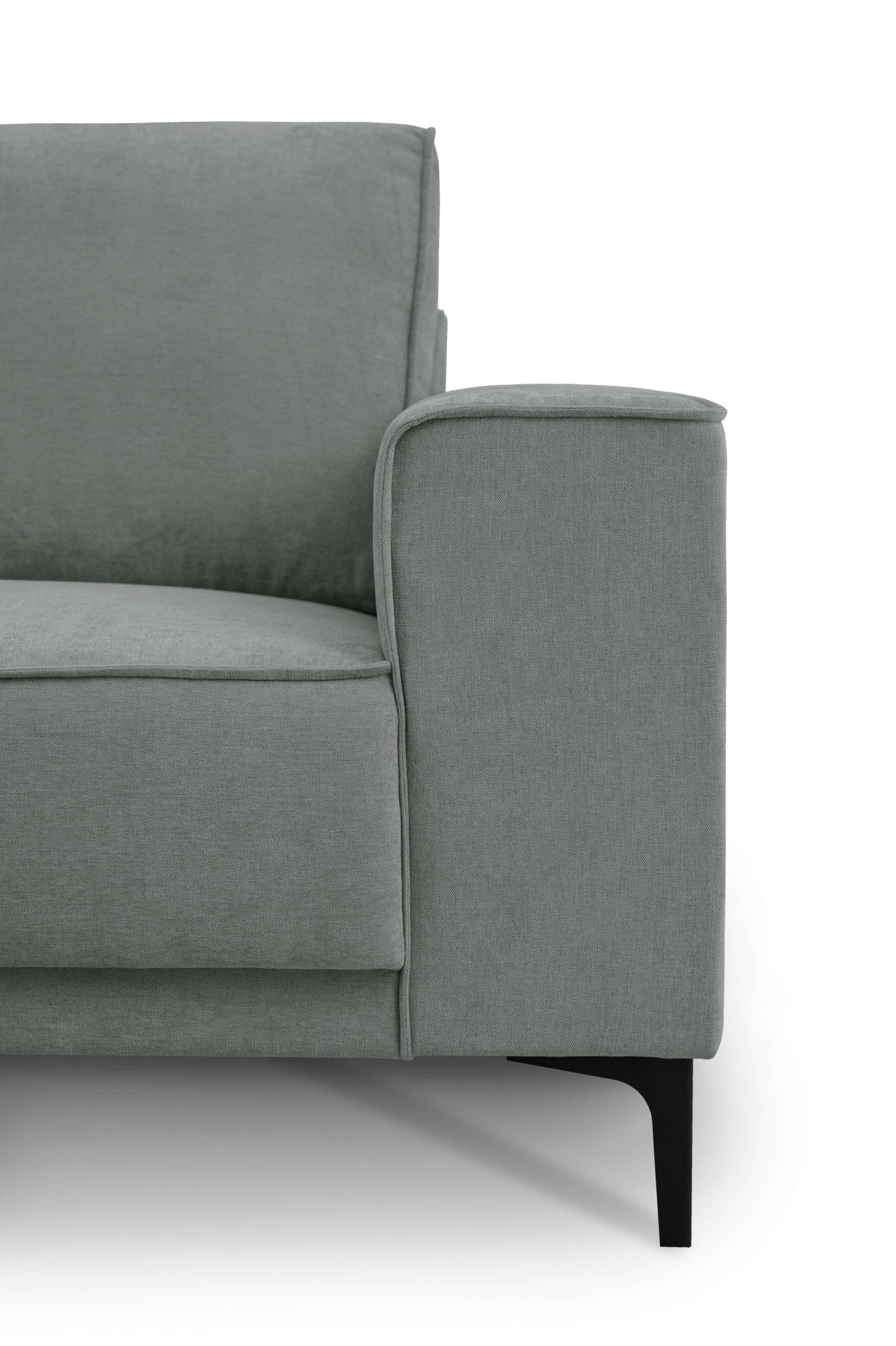 Places of Style Hoekbank Oland, structuur, platweefsel, luxe microvezel, bouclé