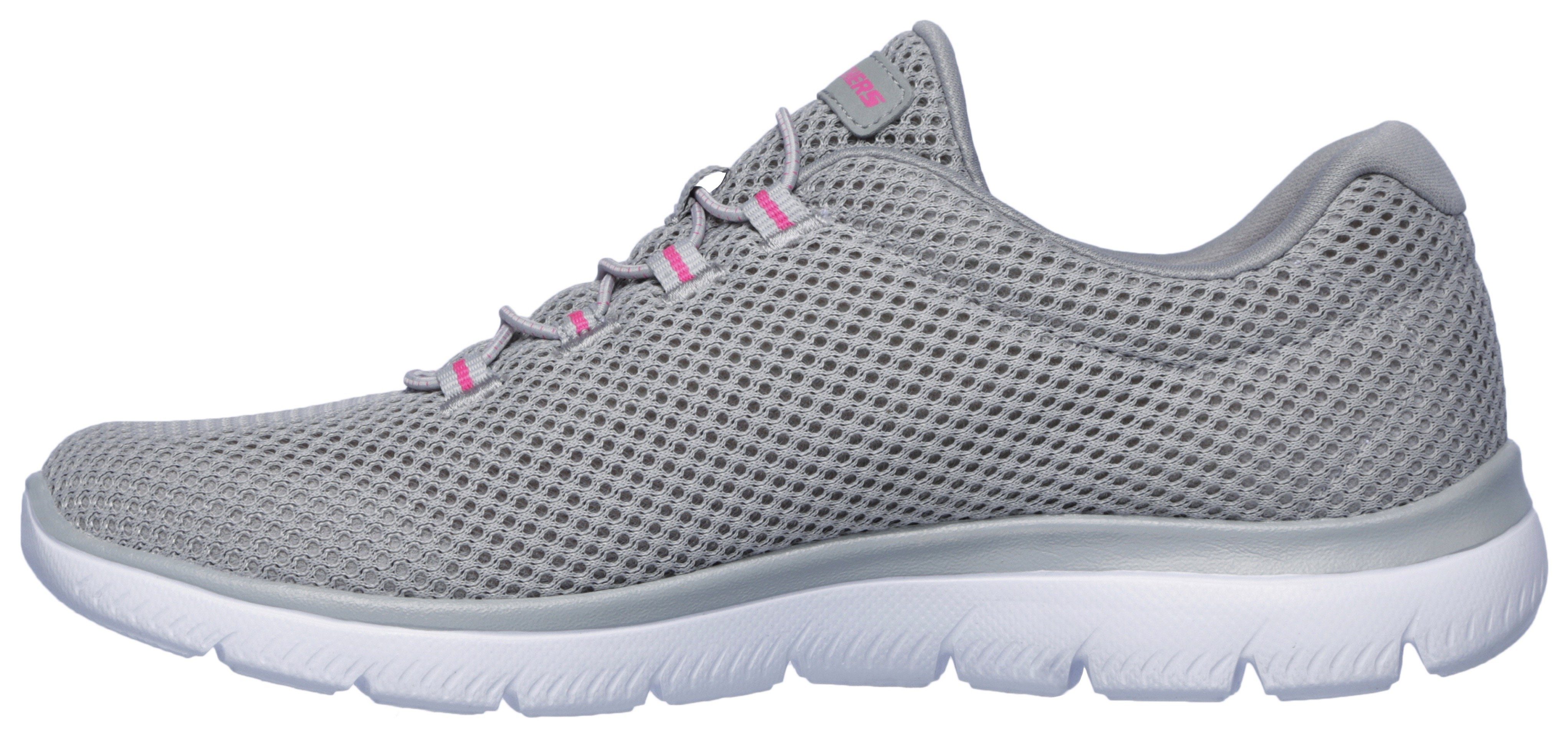 Skechers Slip-on sneakers Summits Vrijetijdsschoen, lage schoen, instapschoen met comfortabele binnenzool