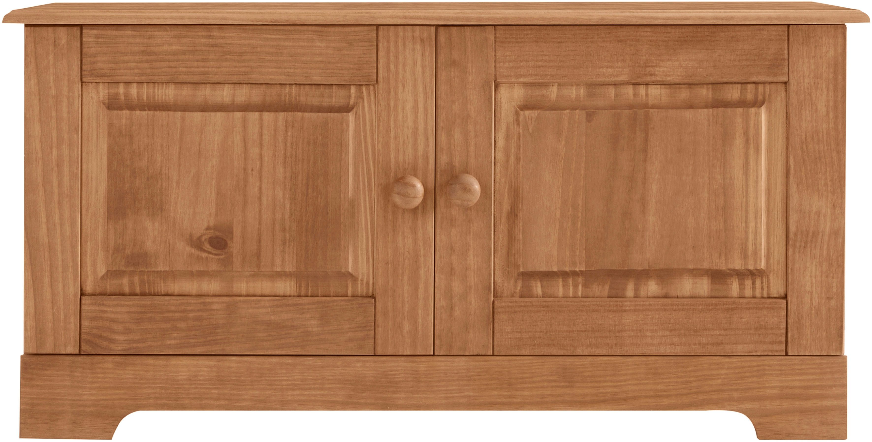 Home affaire Zitbank Lisa met opbergruimte en 2 draaideuren, breedte 90 cm