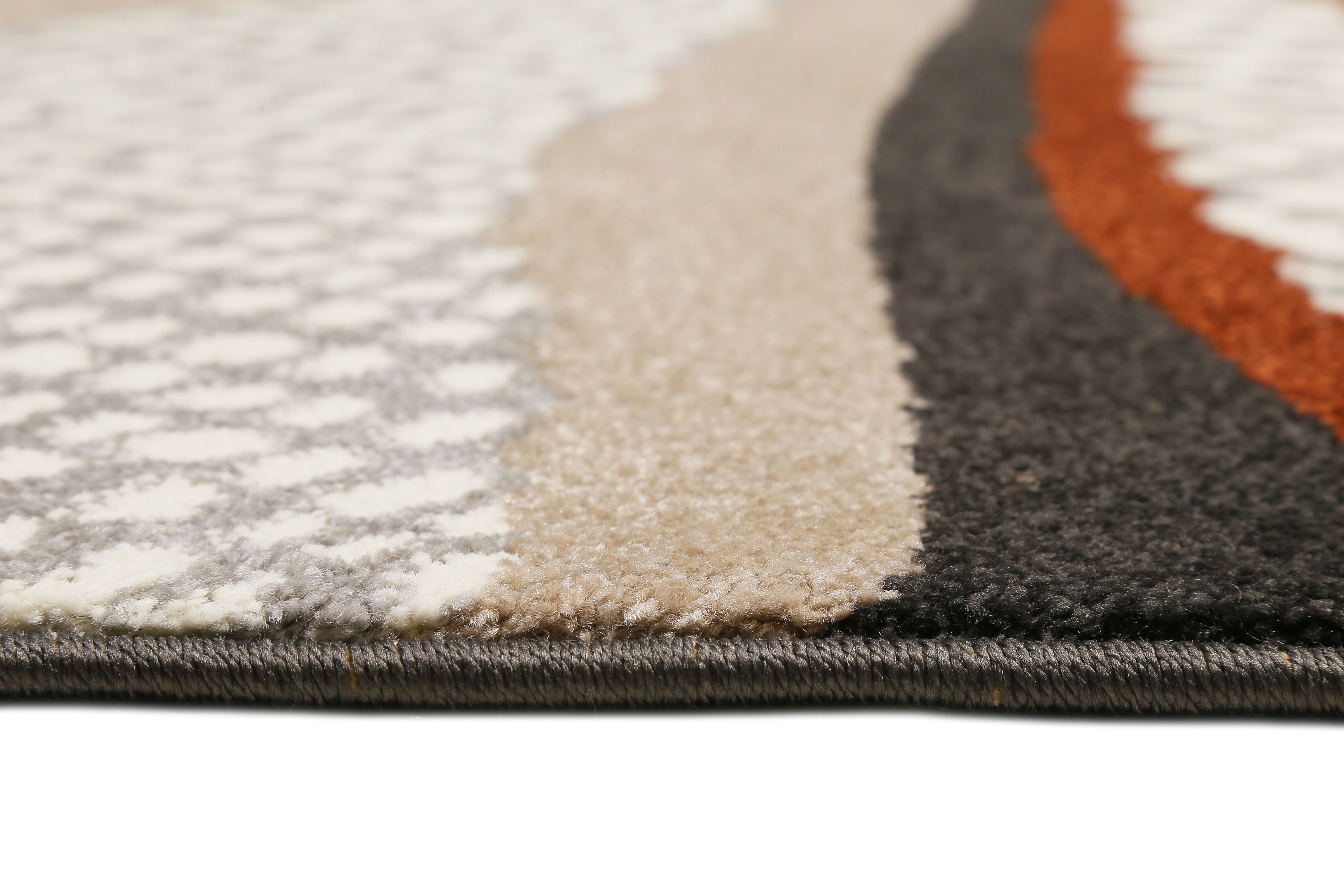 Esprit Vloerkleed Hazel mooi zachte korte pool in een modern design, multicolour, woonkamer