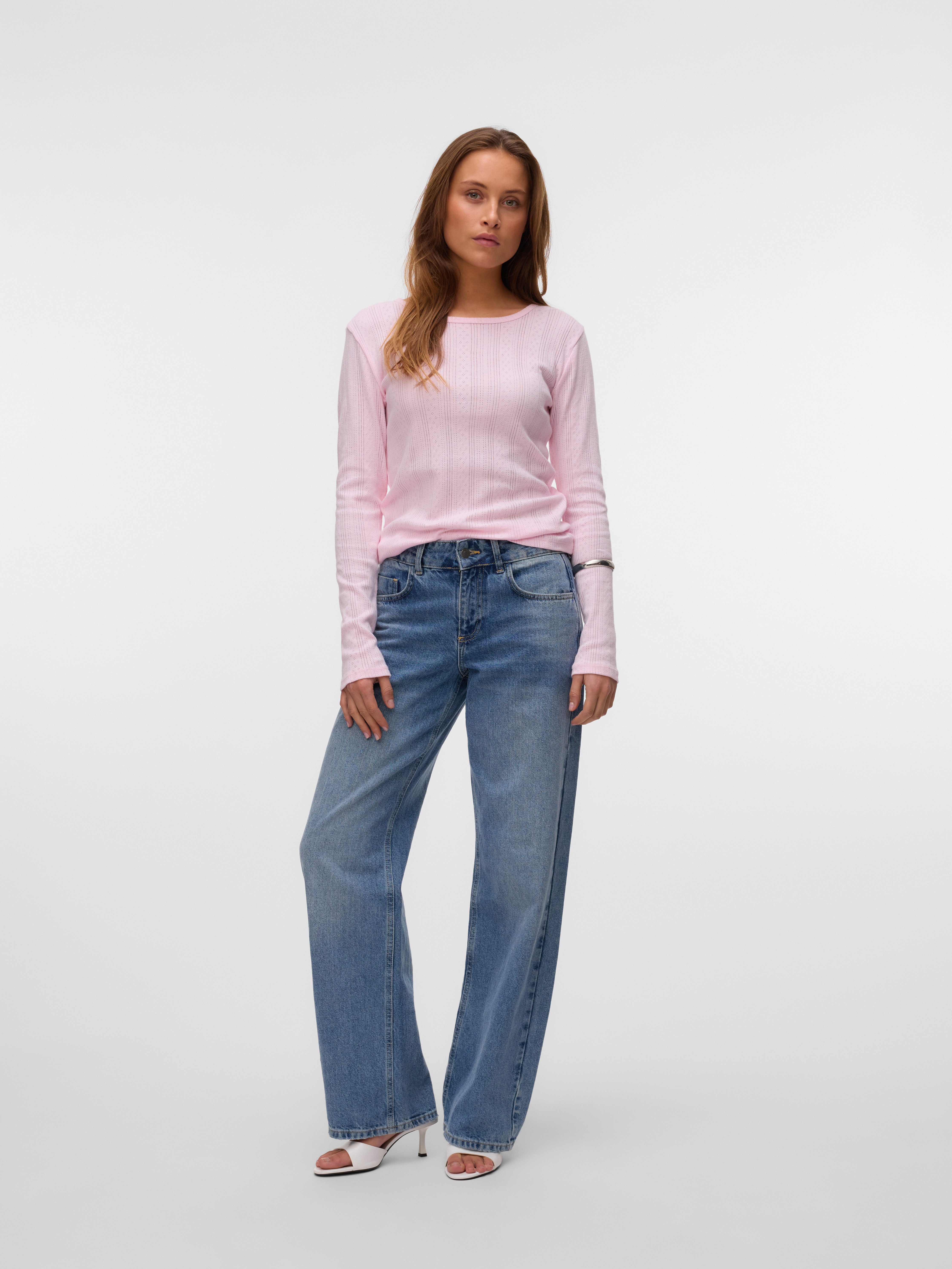 Vero Moda Shirt met lange mouwen VMLISA LS TOP JRS NOOS