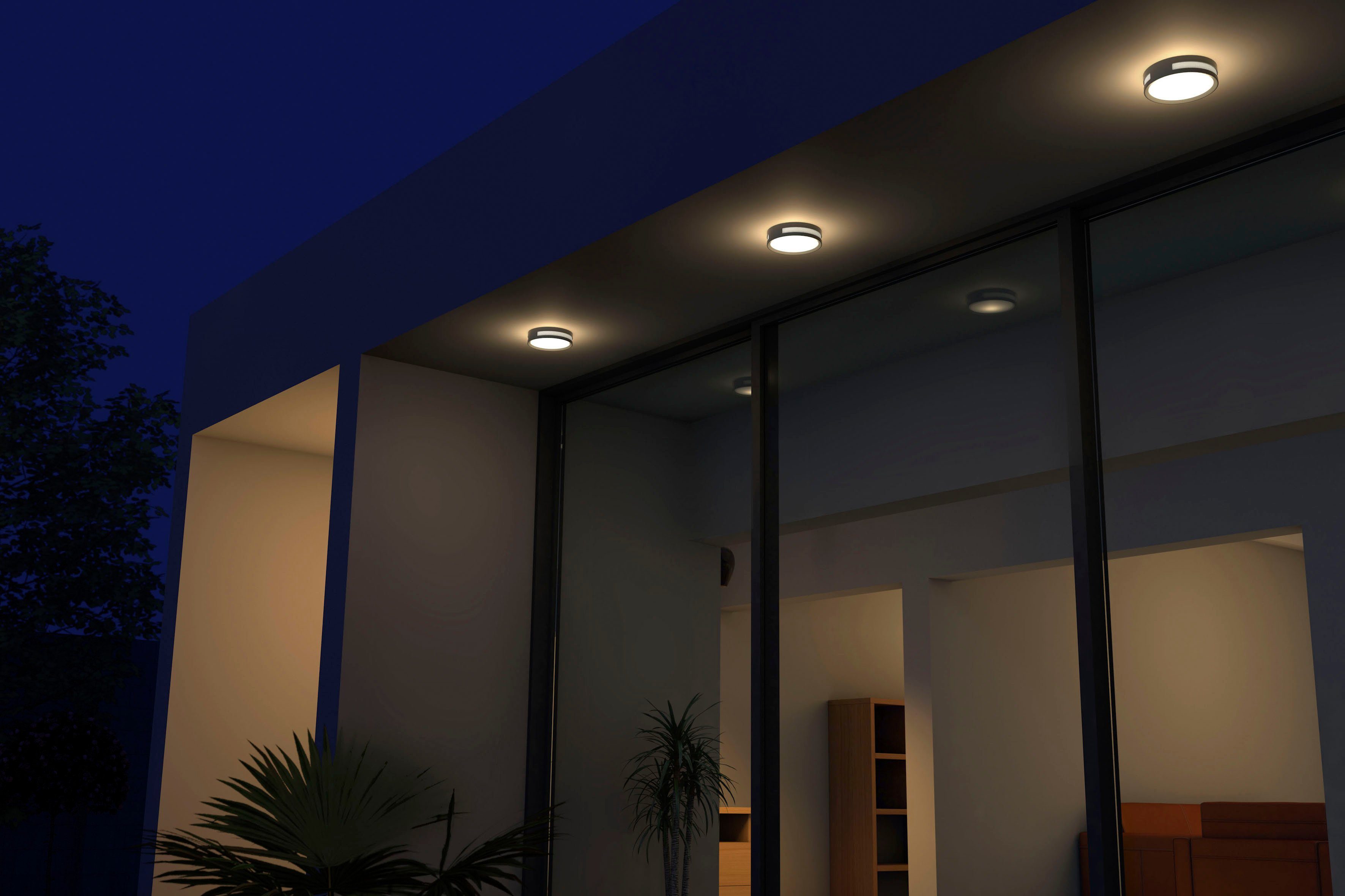 LUTEC Ledwandlamp voor buiten ROLA (1 stuk)
