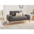 exxpo - sofa fashion 2-zitsbank grijs
