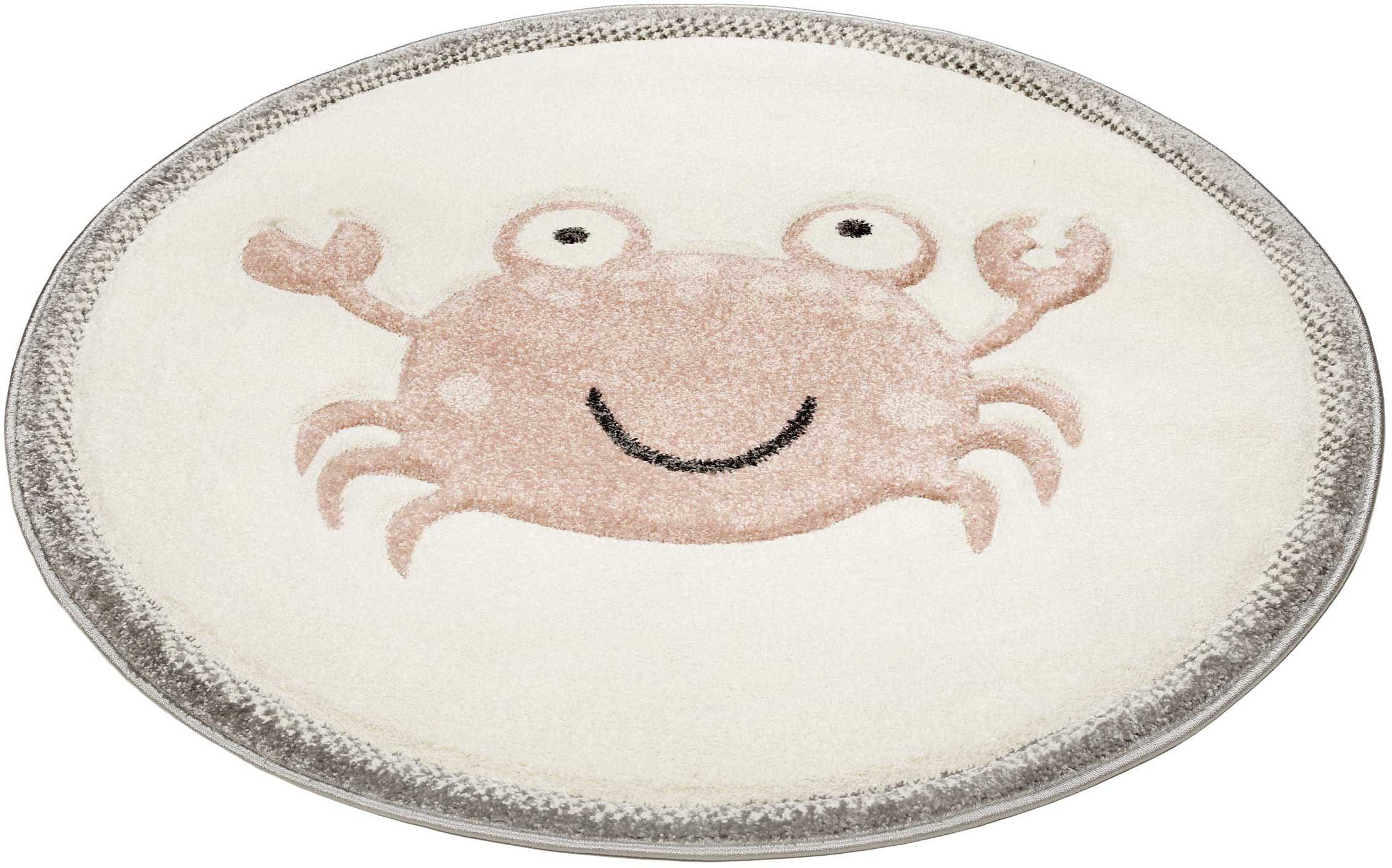 Esprit Vloerkleed Crab ESP-21074 Rond kleed met garnalen motief