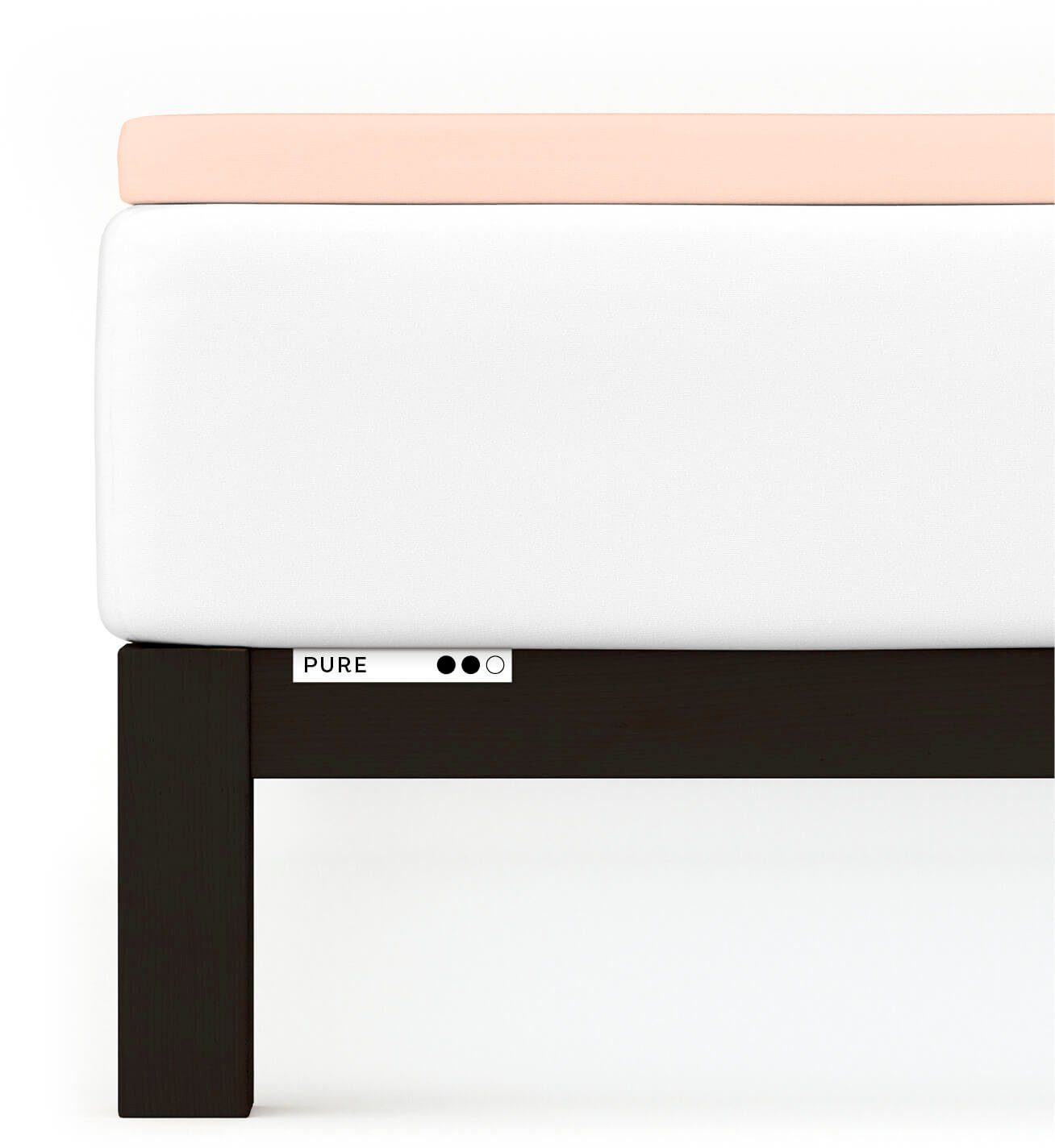Schlafgut Hoeslaken PURE TOPPER in maat 90x200, 140x200 of 180x200 cm, hoes voor topper van 100% biologische katoen, voor matrassen tot 10 cm hoogte, beddengoed (1 stuk)
