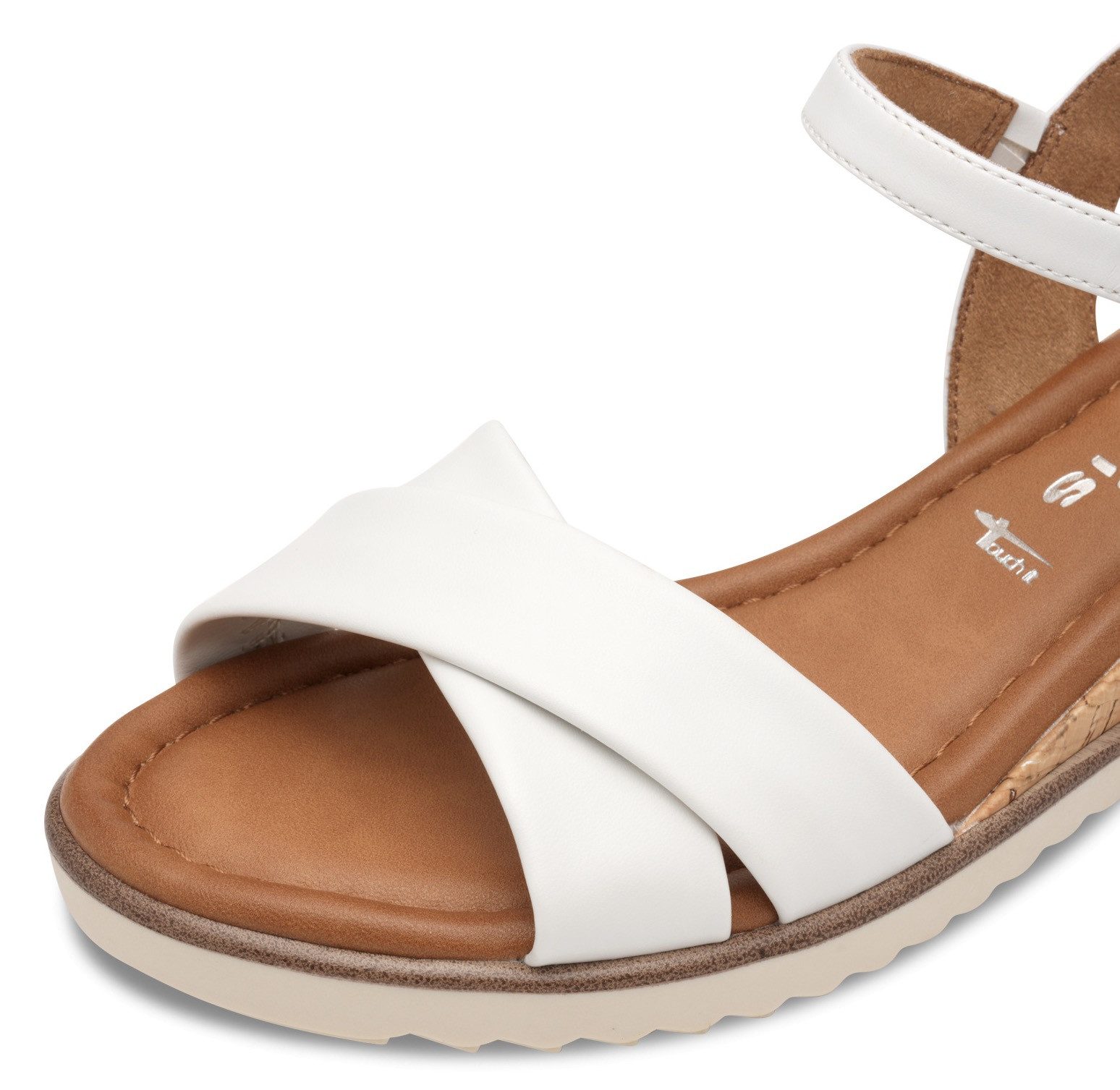 Tamaris Sandaaltjes , sleehak, zomerschoen, sandalen met gespsluiting