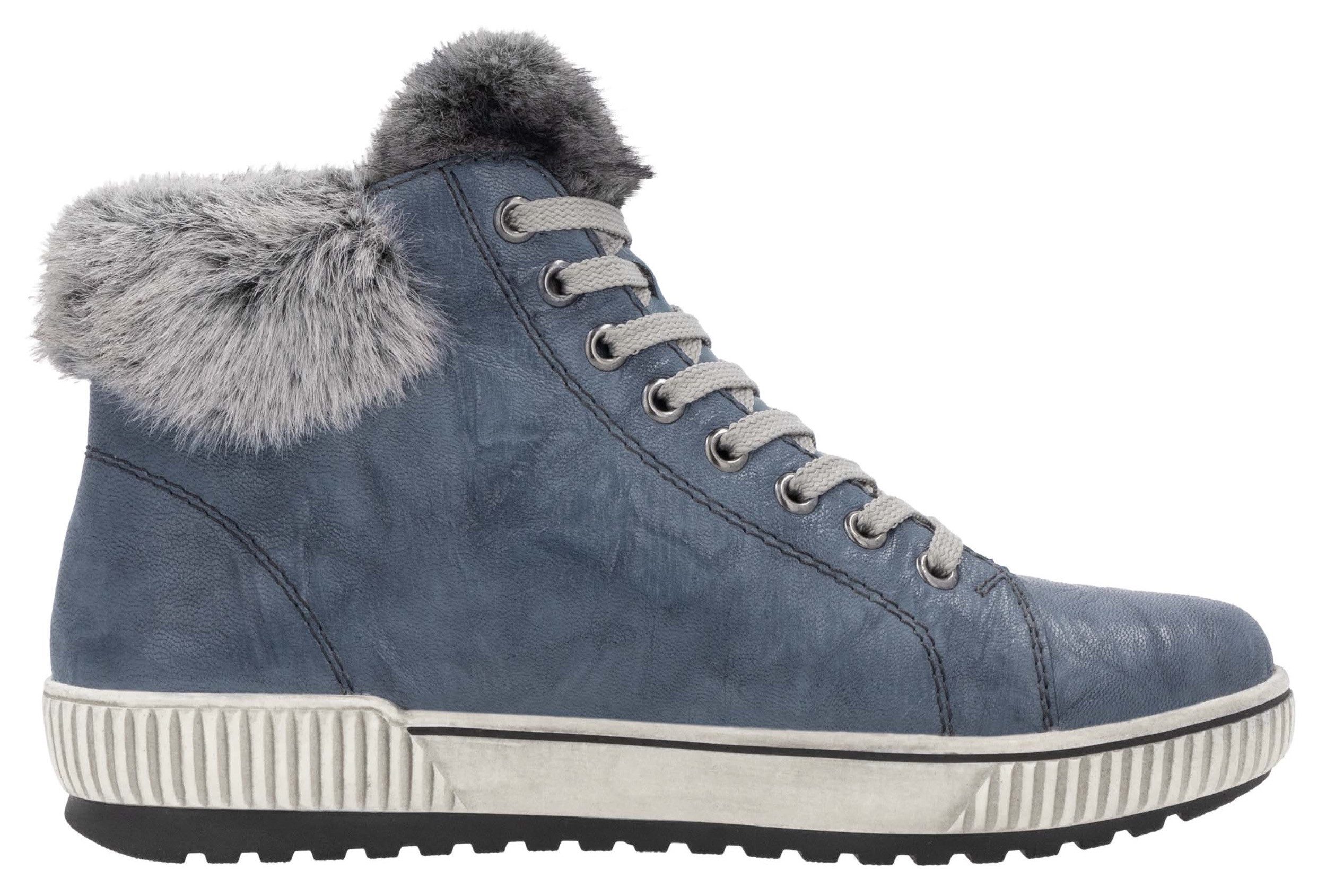Remonte Winterlaarzen , plateau, outdoorschoen veterschoenen met waterafstotende tex-membraan