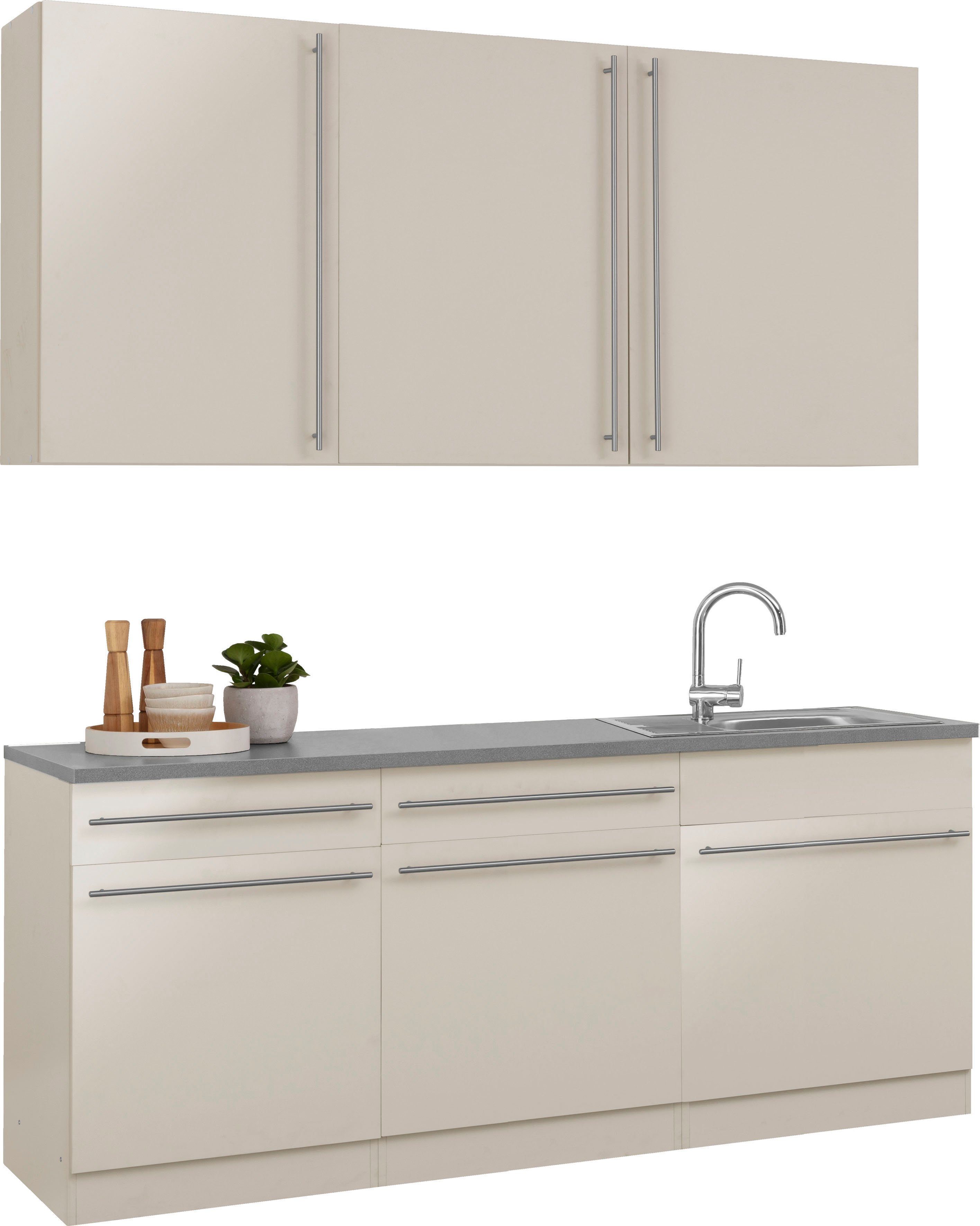 wiho Küchen Keuken Chicago inclusief spoelbak, breedte 180 cm