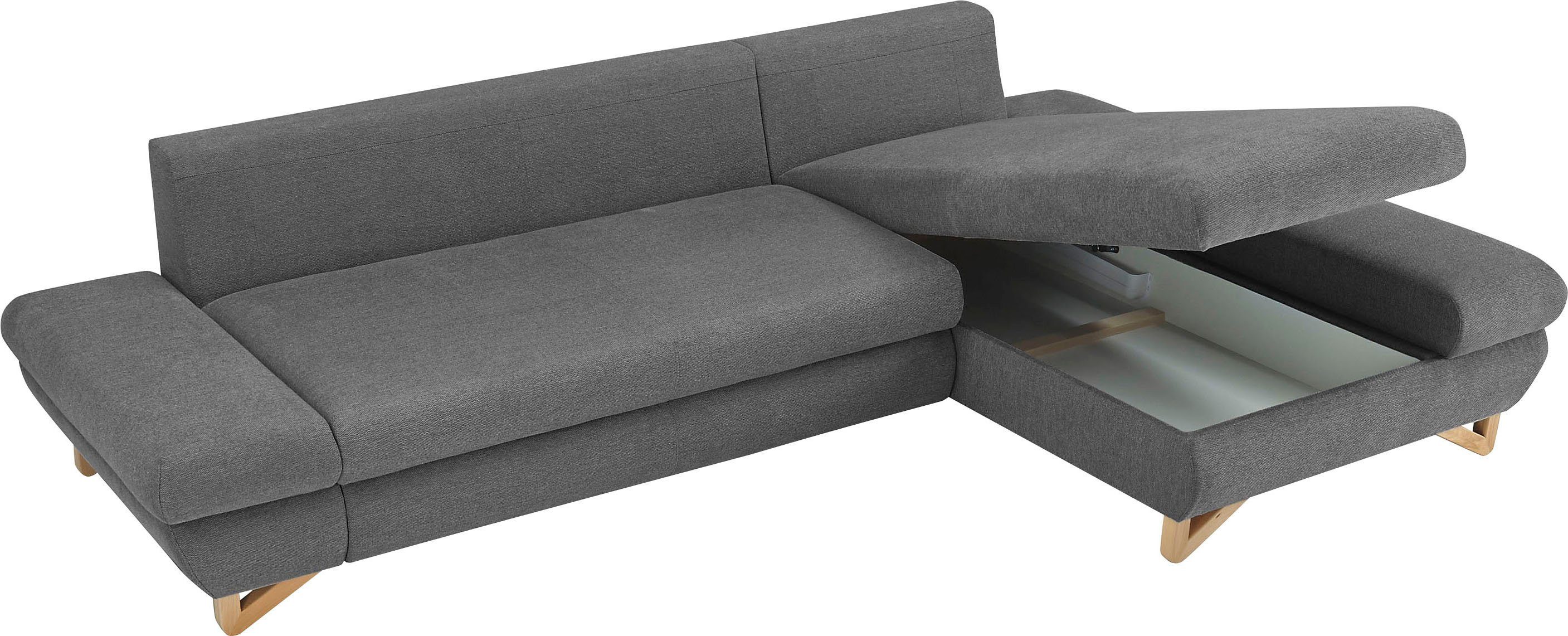 INOSIGN Slaapbank City/Giron comfortabele slaapbank (ligoppervlak 245 x 138 cm) en bedlade