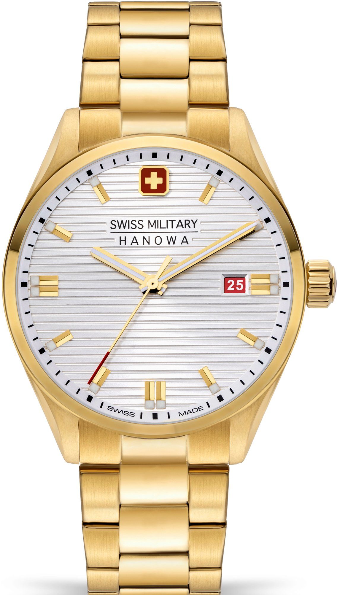 Swiss Military Hanowa Kwartshorloge ROADRUNNER, SMWGH2200110 Horloge, herenhorloge, datum, saffierglas,...