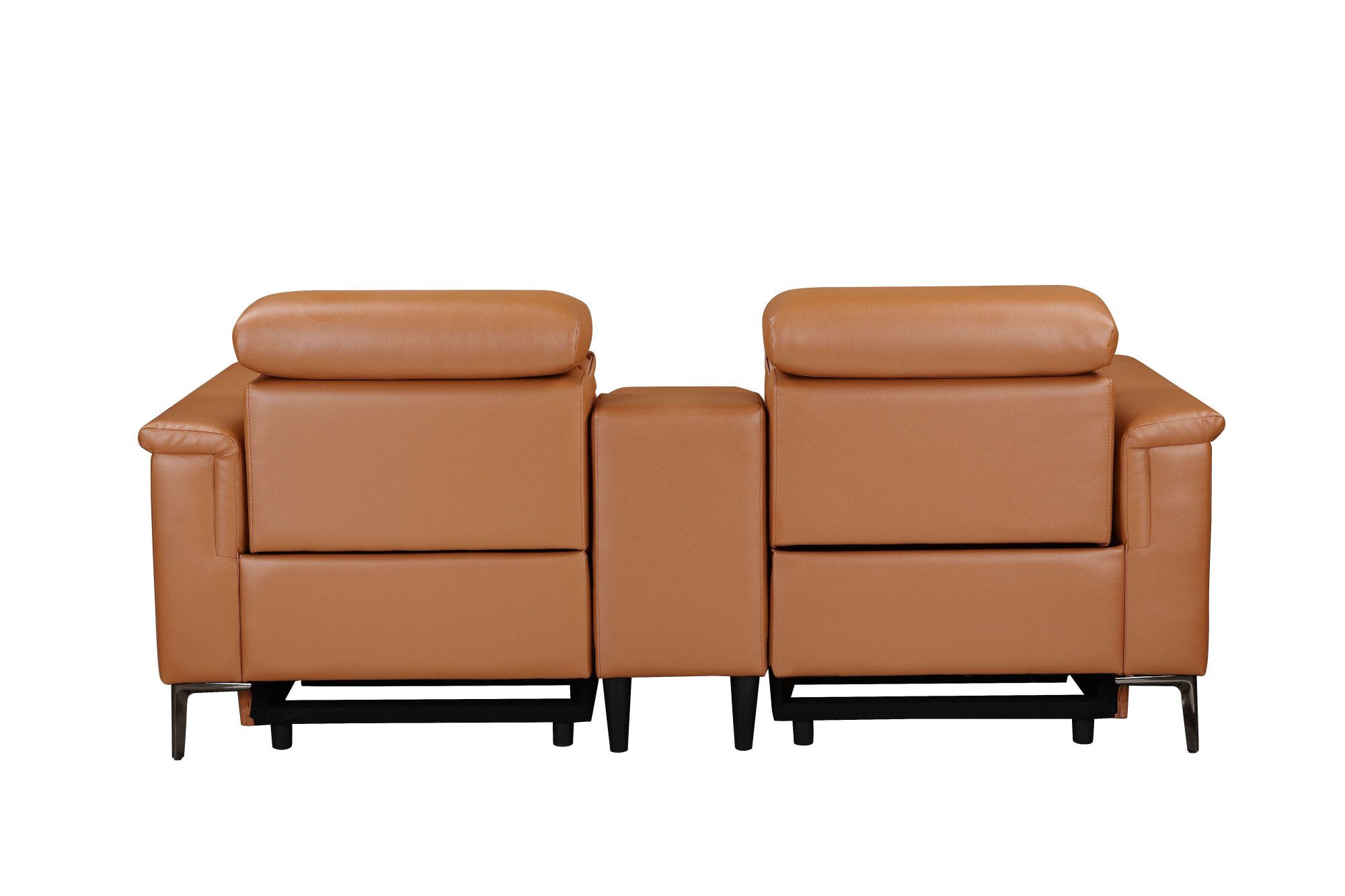 Places of Style 2-zitsbank Lund, 2-zits bioscoopbank, tv-fauteuil, multimedia-sofa, USB-A met elektrische of handmatige relaxfunctie, bekerhouder en opbergruimte