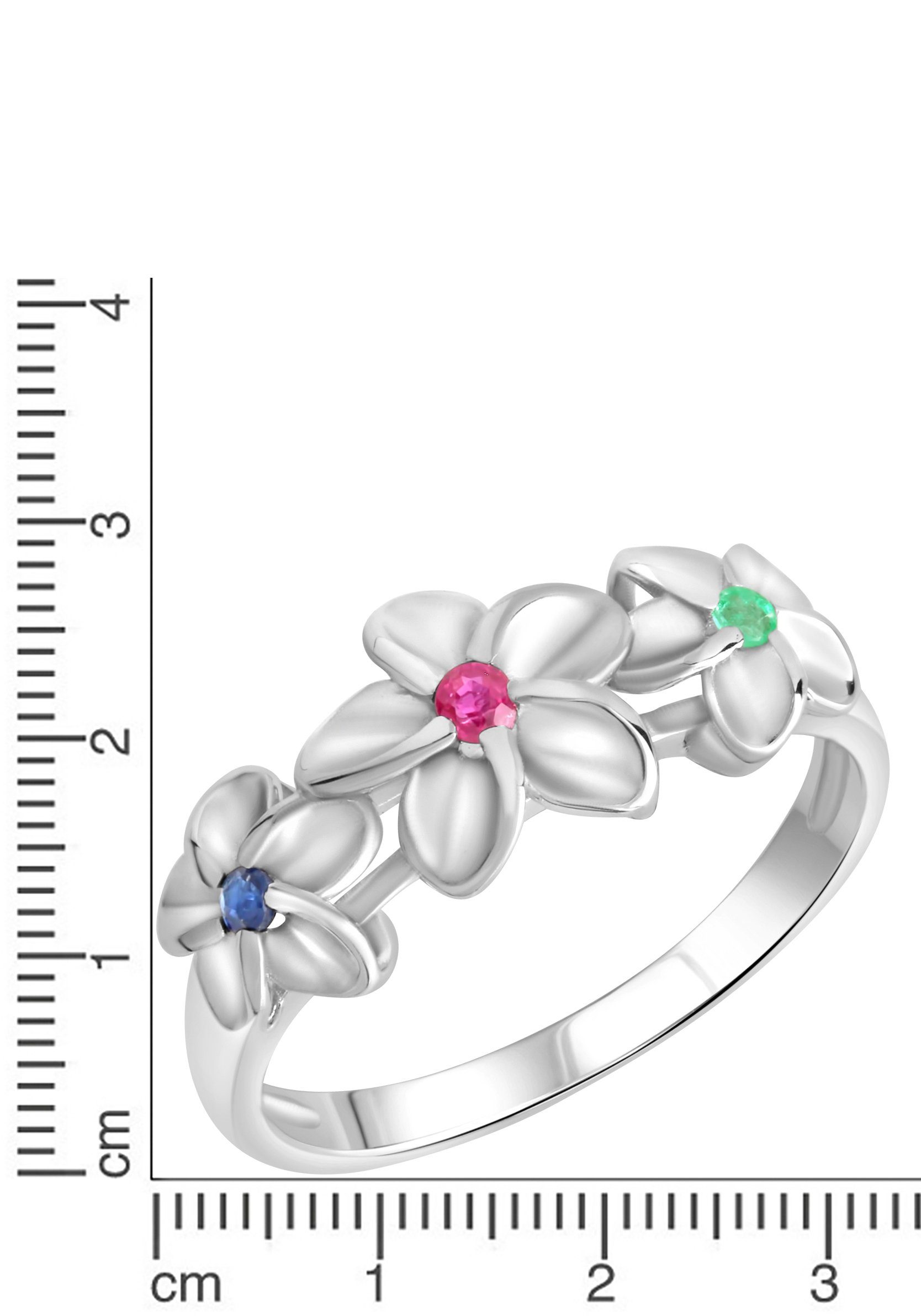 Firetti Ring Sieraad cadeau zilver 925 zilveren ring bloesem