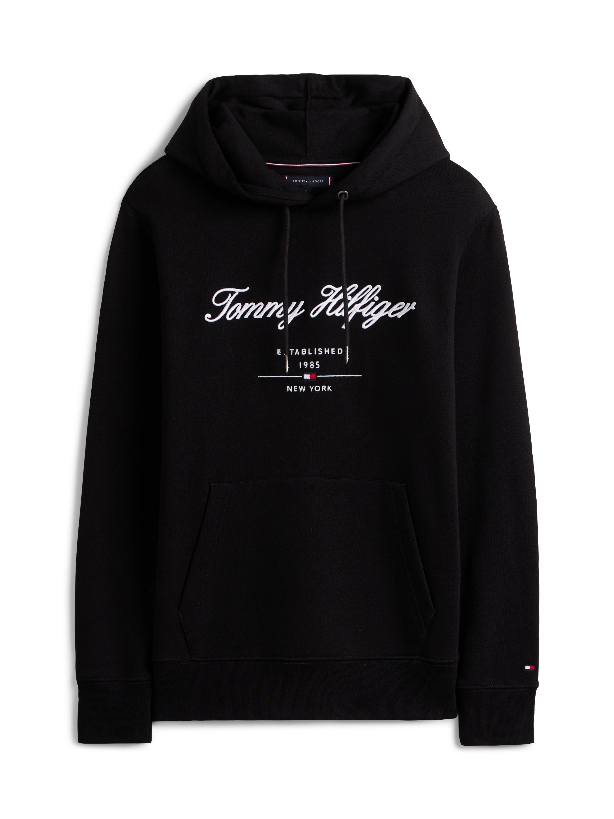Tommy Hilfiger Hoodie SCRIPT LOGO HOODY met opgestikt logo