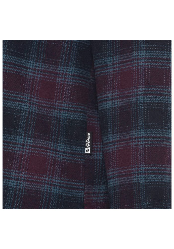 Jack Wolfskin Flanellen blouse BAJA FLANNEL SHIRT W