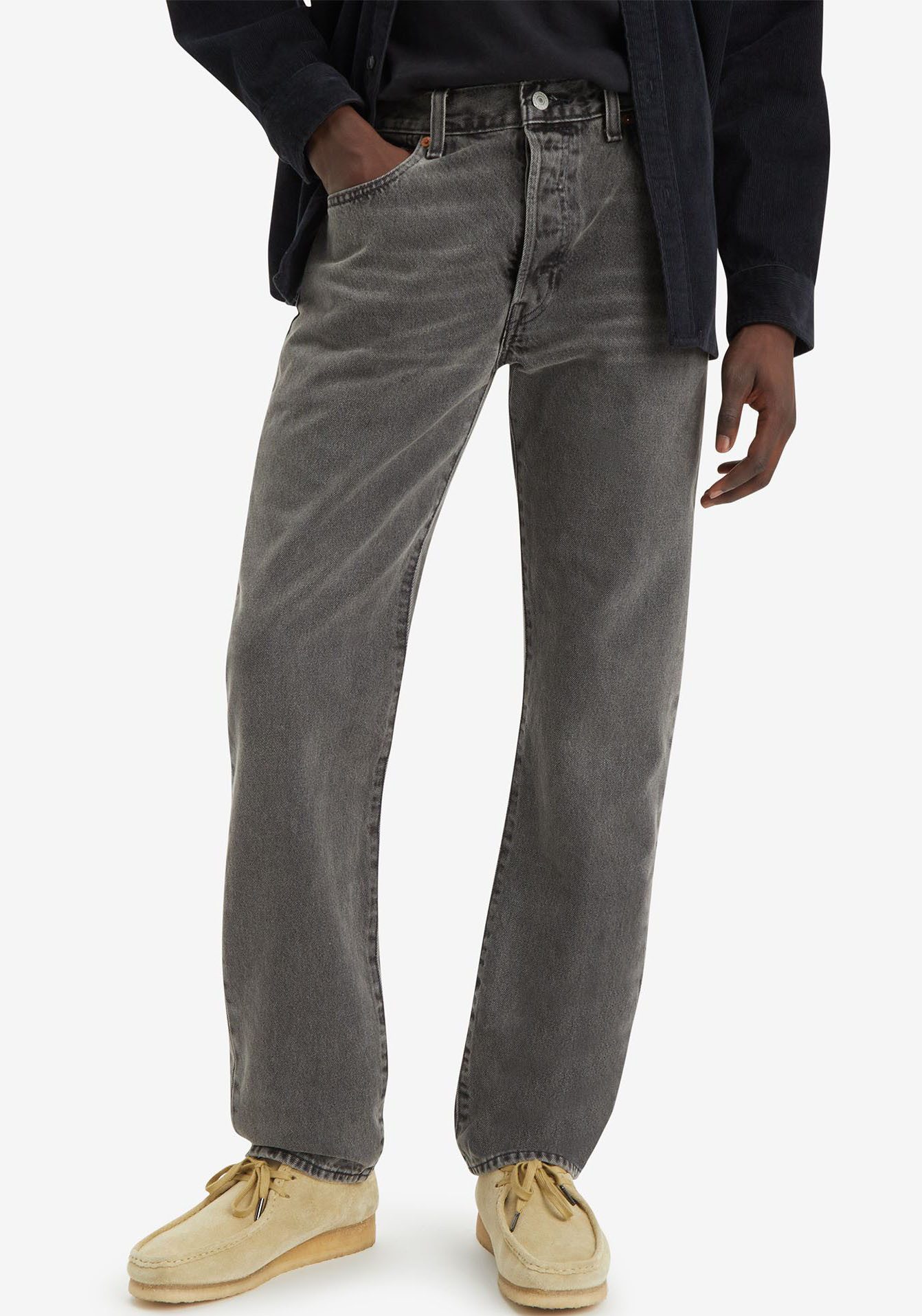 Levi's Straight jeans 501 LEVI'S ORIGINAL heren straight jeans maat 33 zwart