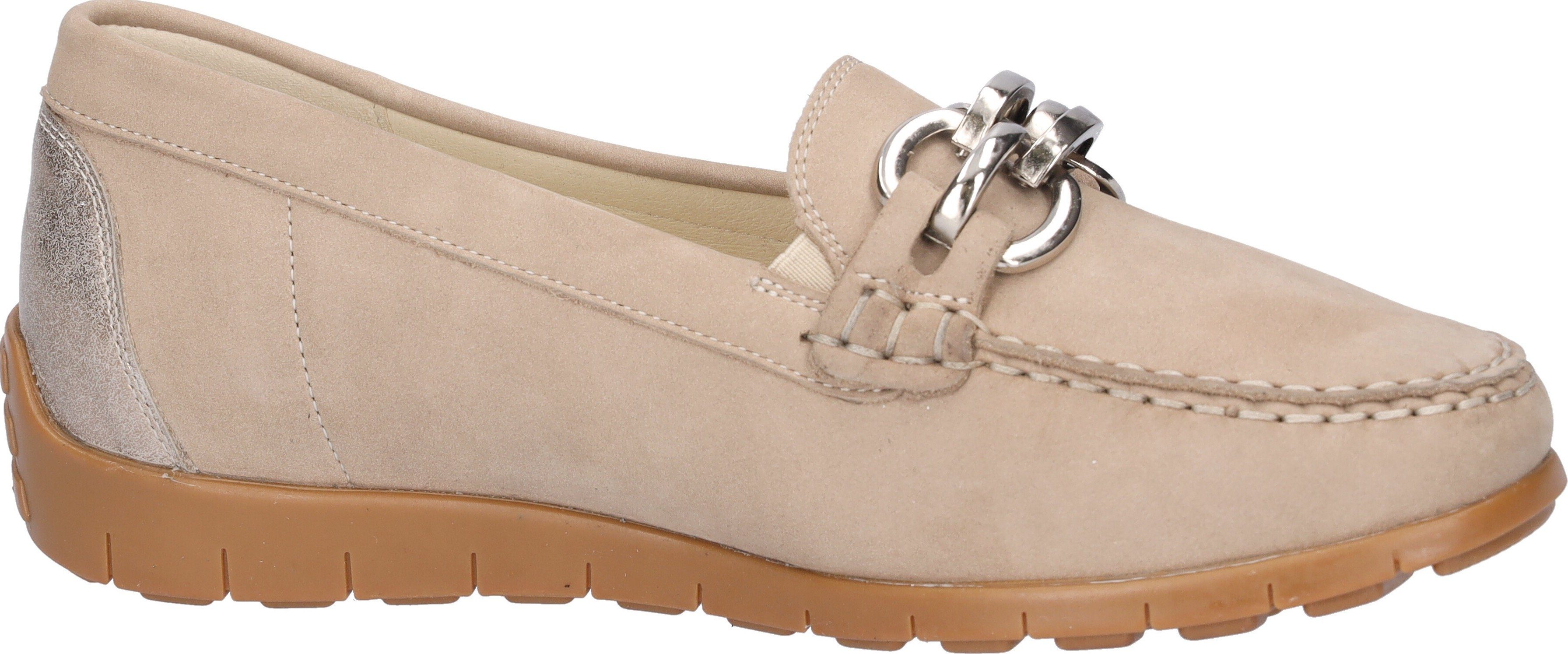 Waldläufer Mocassins H-LUCY Slipper, comfortschoen, vrijetijdsschoen in comfortabele breedte H = zeer wijd