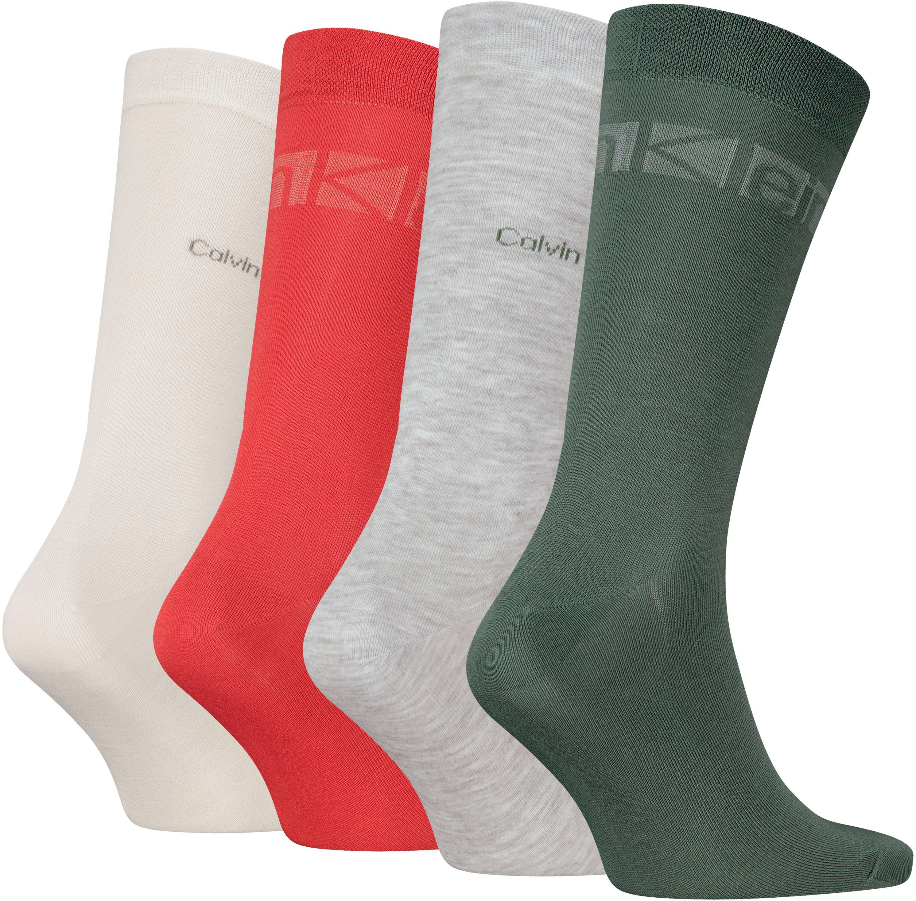 Calvin Klein Sokken CK MEN SOCK 4P STRIPES (4 paar, Set van 4)