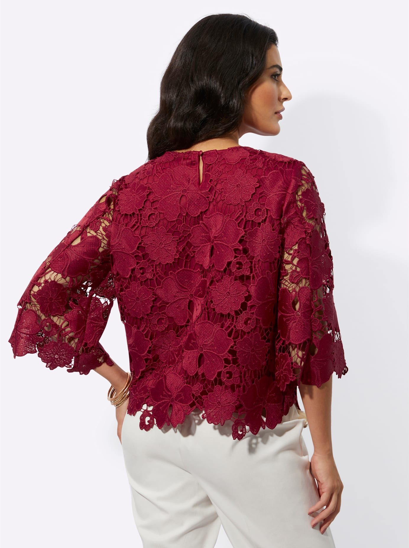 Creation L Kanten blouse