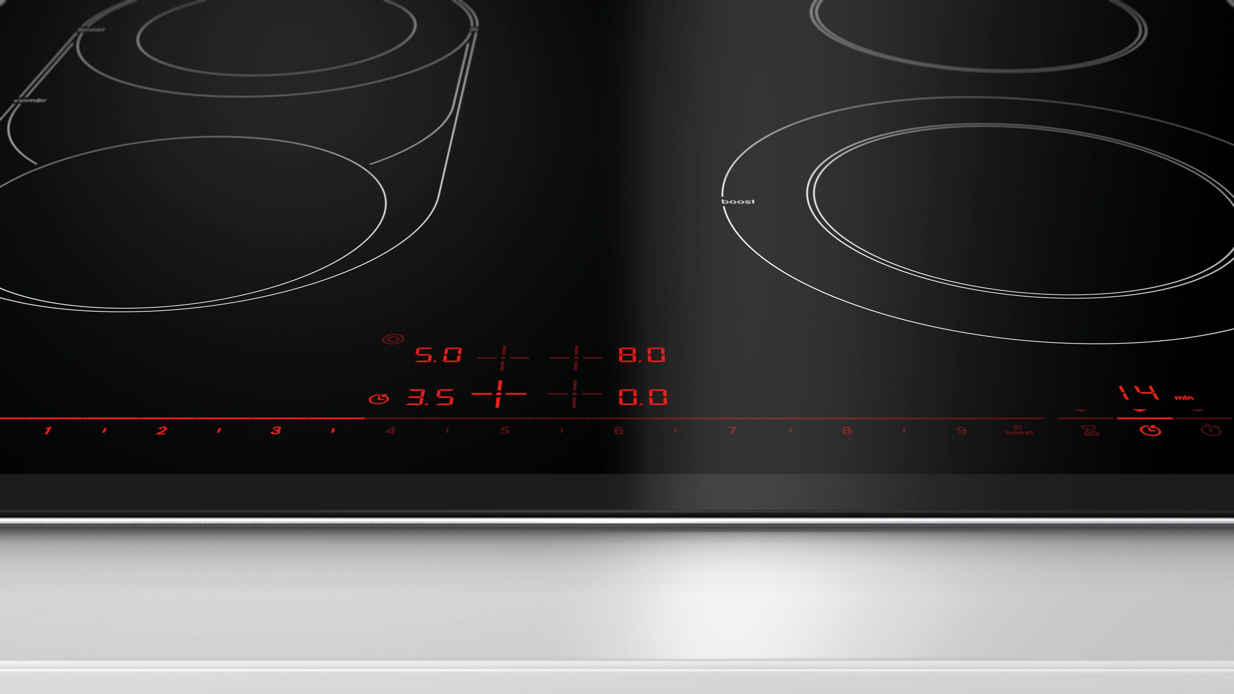 BOSCH Elektrische kookplaat van SCHOTT CERAN® PKM675DP1D met power boost-functie