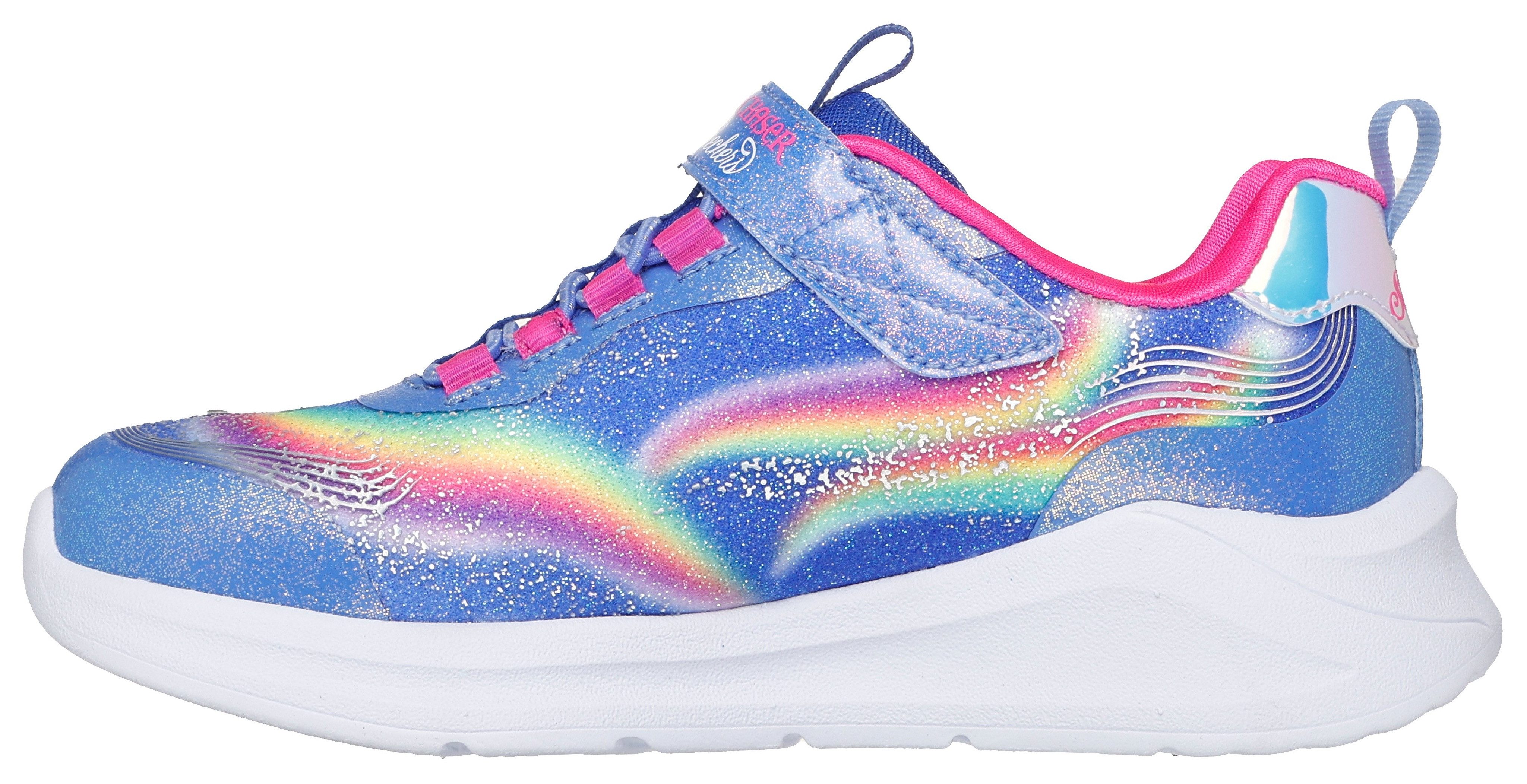 Skechers Sneakers UNICORN CHASER Knipper schoen met eenhoorn, maatsjabloon om te downloaden