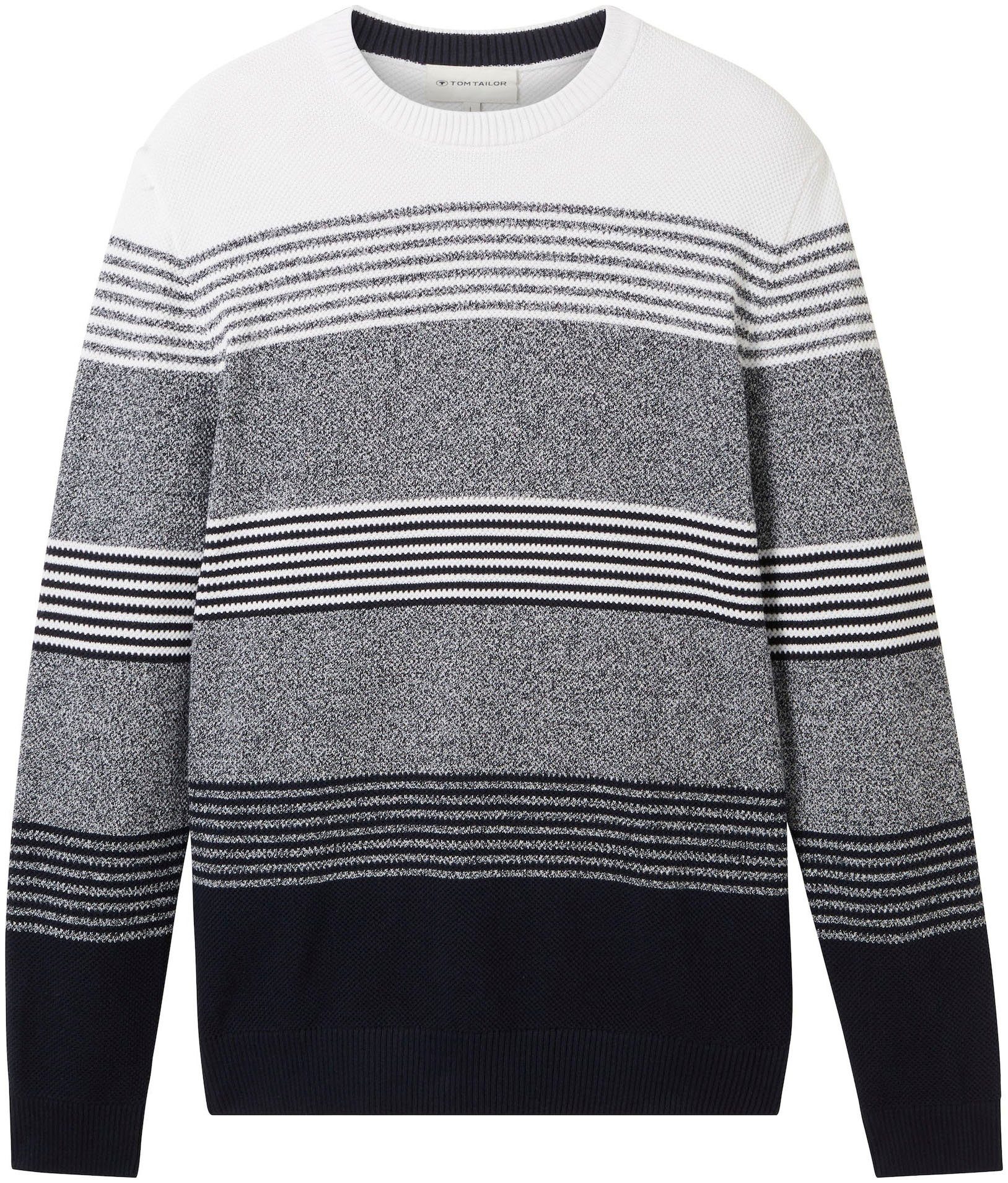 Tom Tailor Gestreepte trui in streep-look