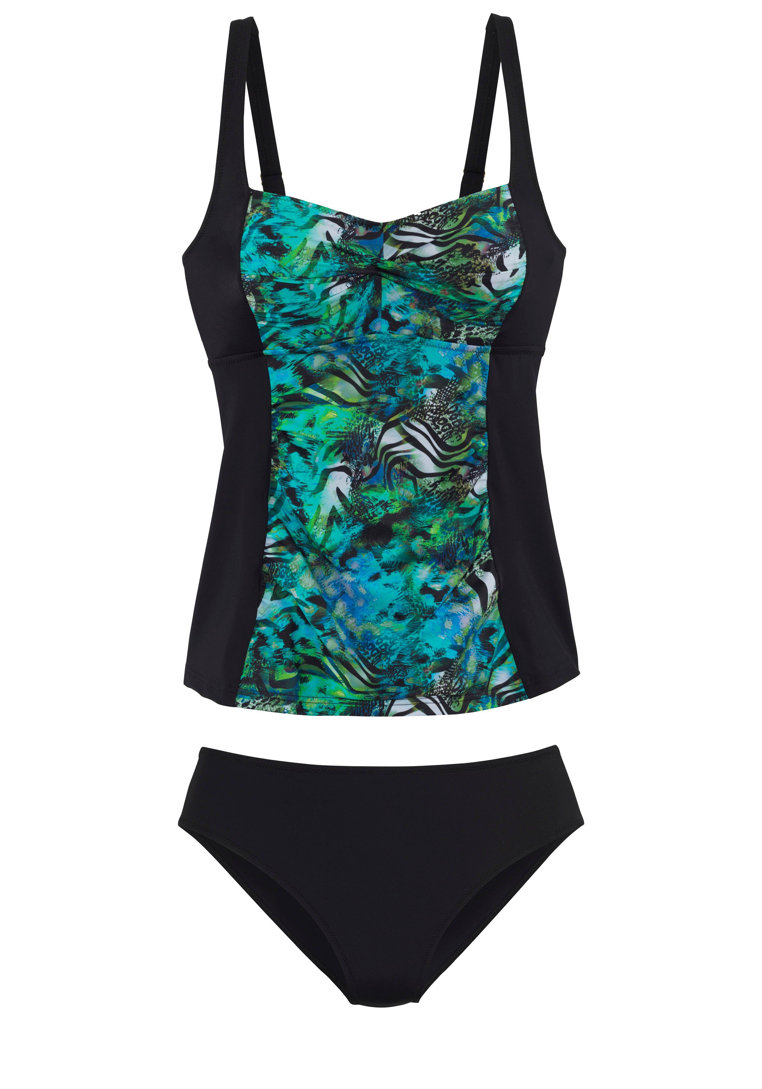 Vivance Beugeltankini met modieuze aanrimpelingen