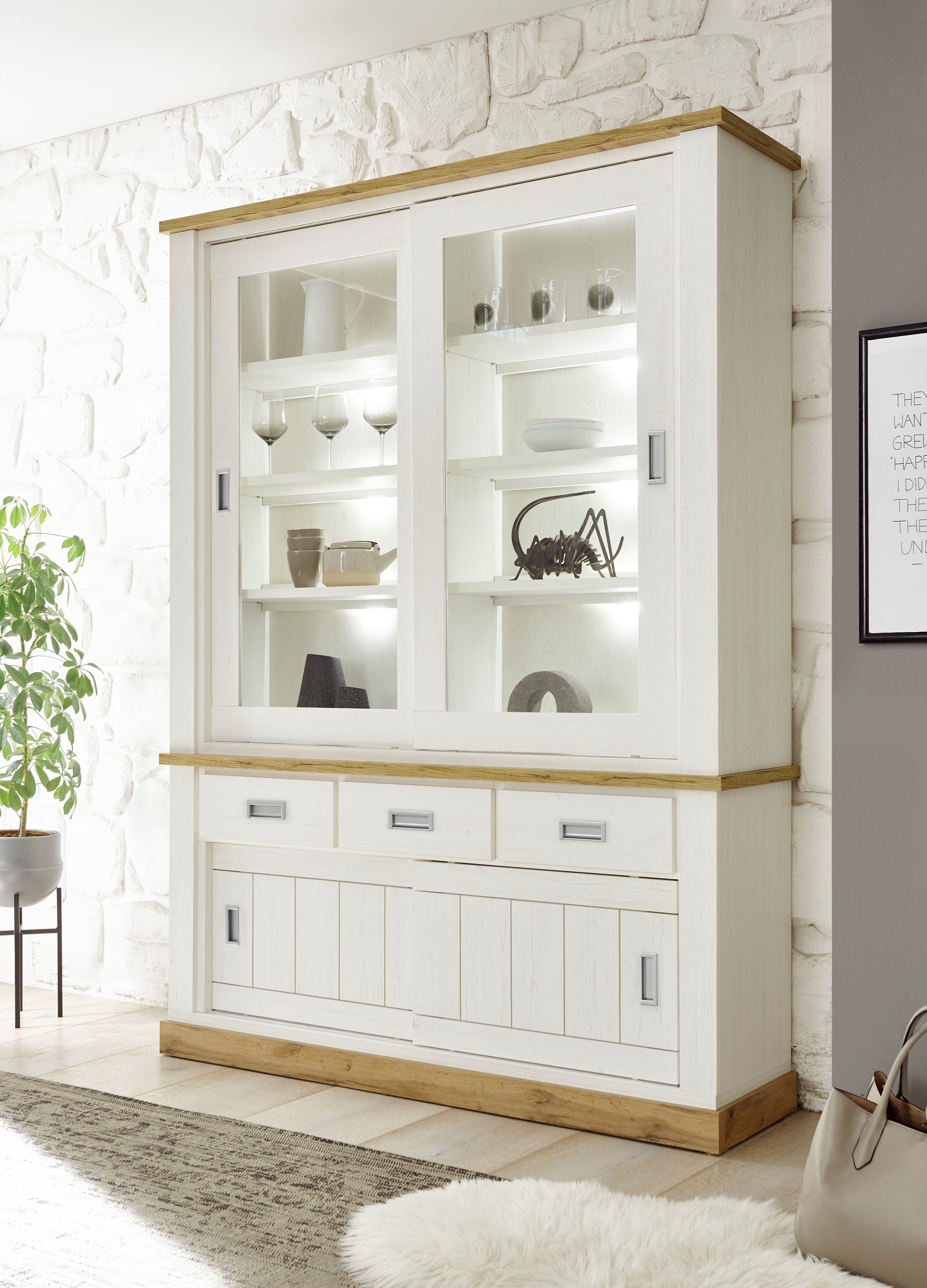 Home affaire Buffetkast Orlando Hoogte ca. 204 cm
