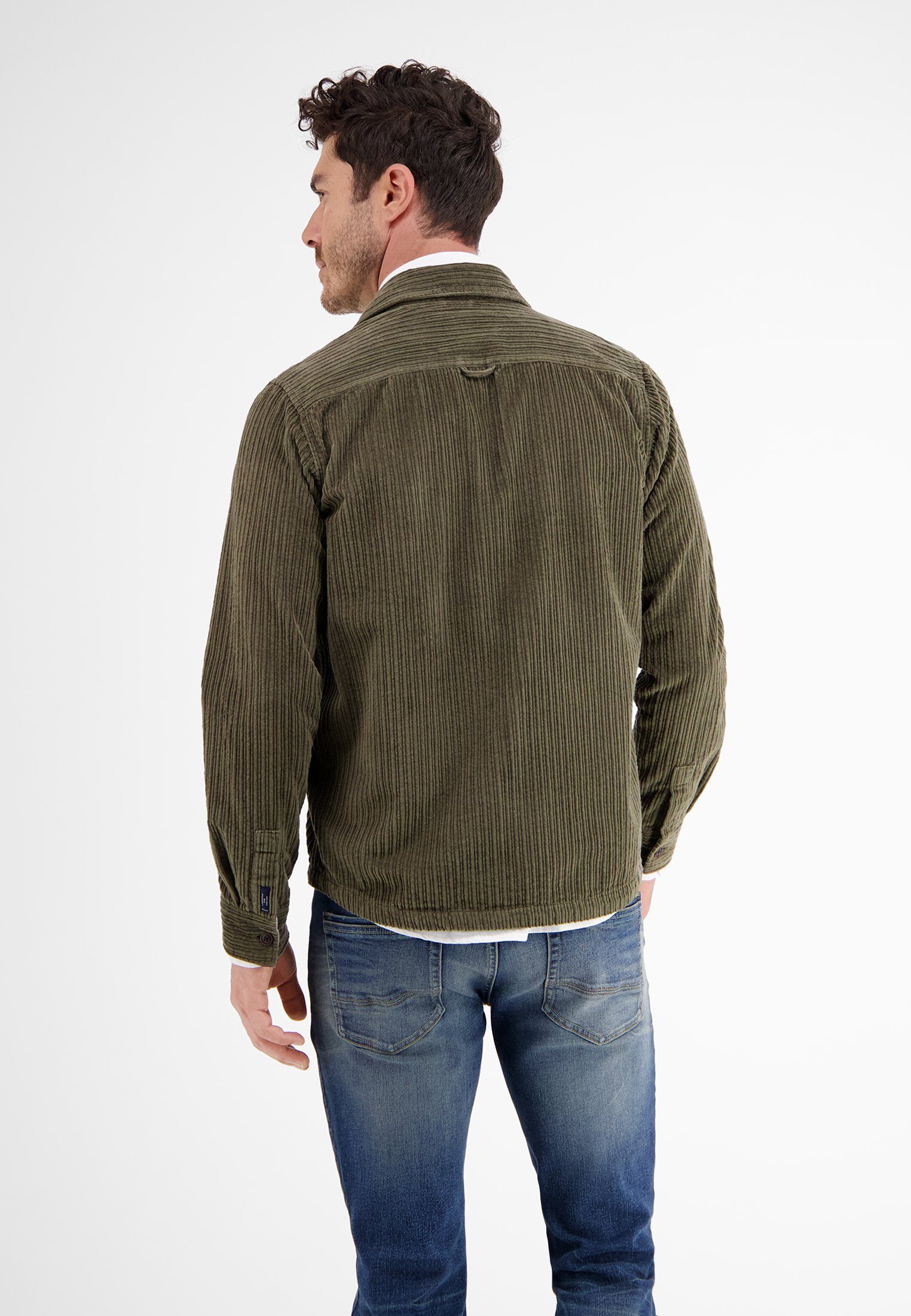 Lerros Overhemd met lange mouwen LERROS overshirt *corduroy*