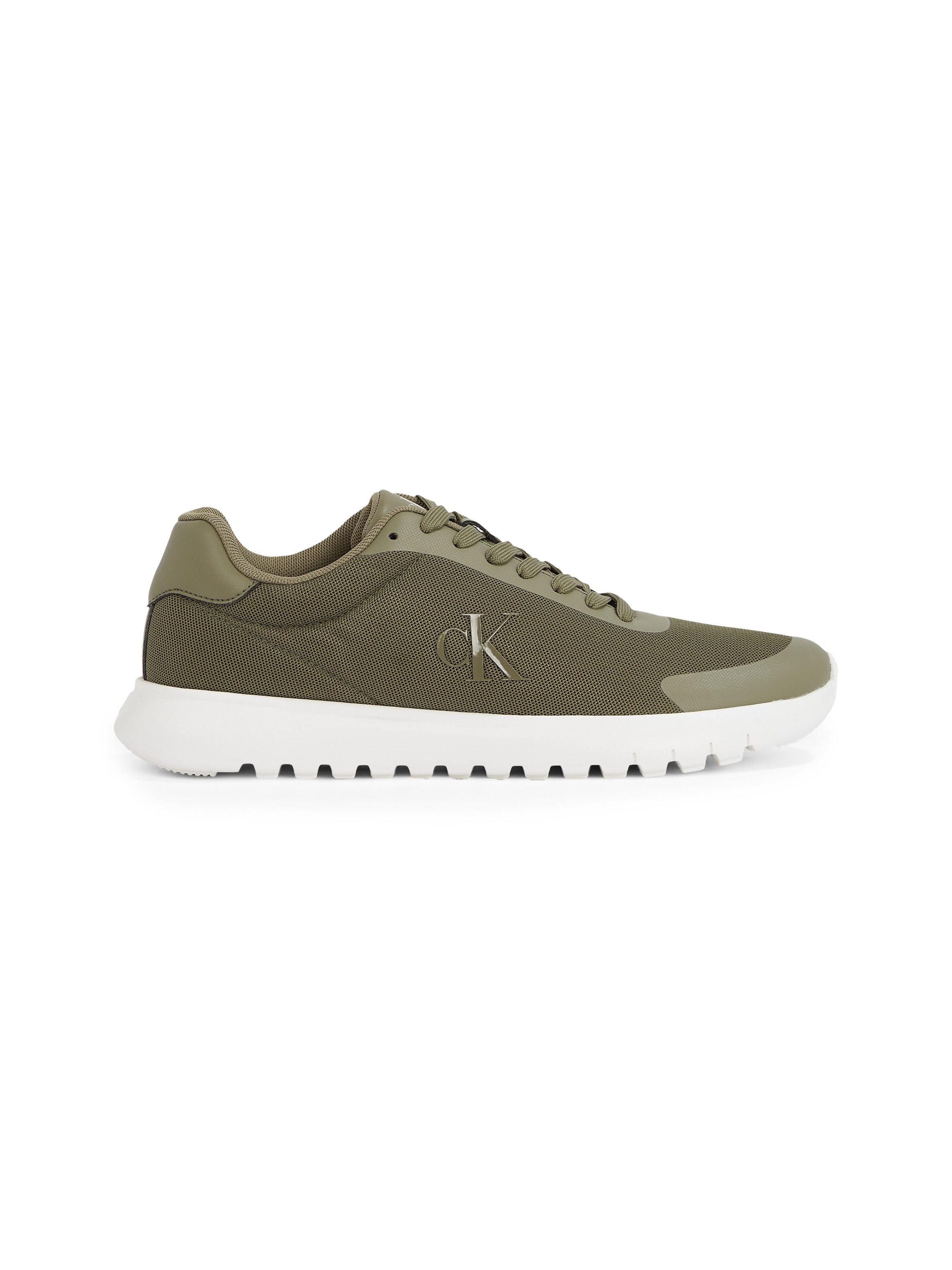 Calvin Klein Sneakers 3 EVA RUNNER MESH vrijetijdsschoen, lage schoen, veterschoen met contrast bies