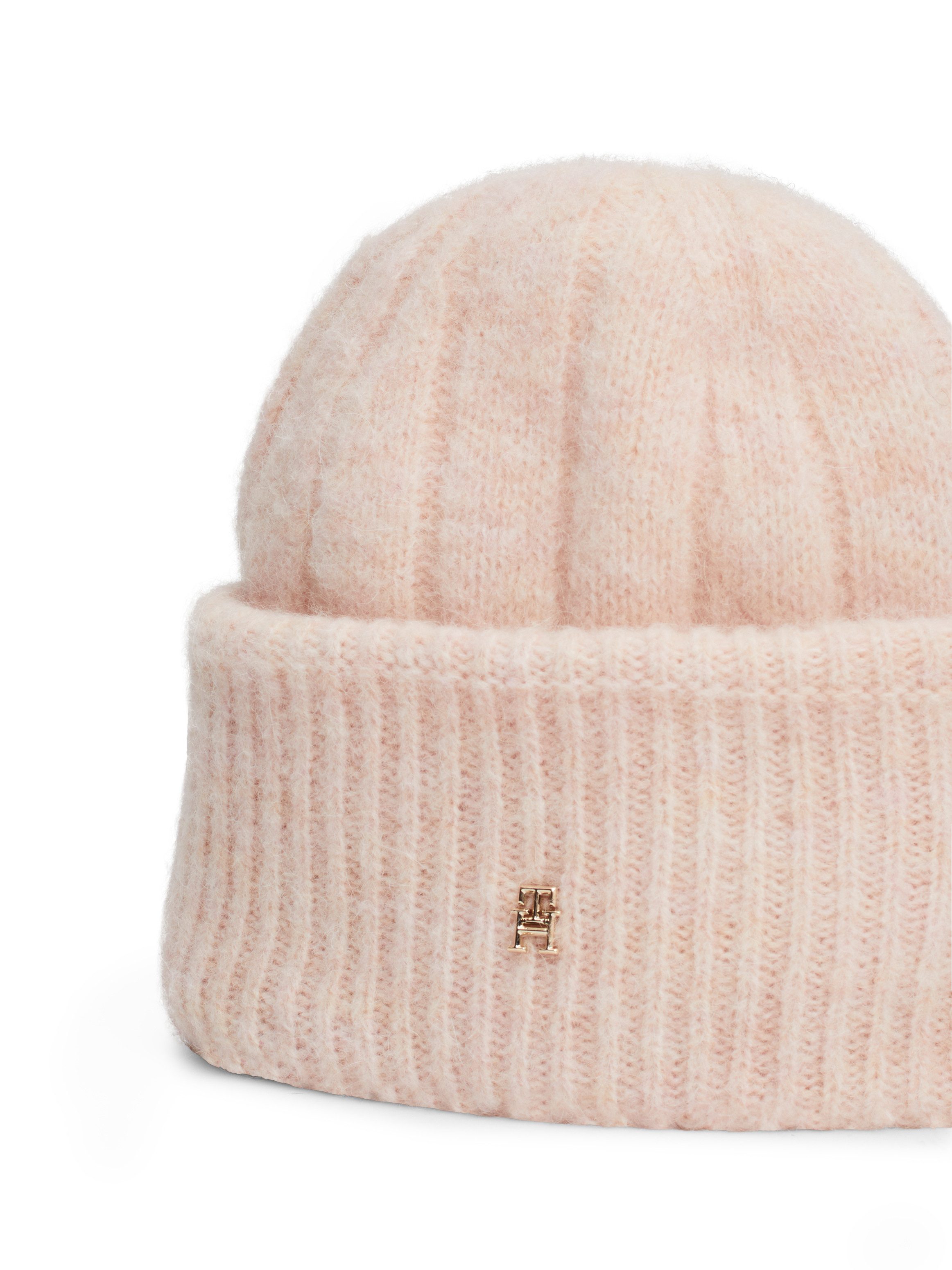 Tommy Hilfiger Beanie TH TIMELESS BEANIE met monogram-embleem