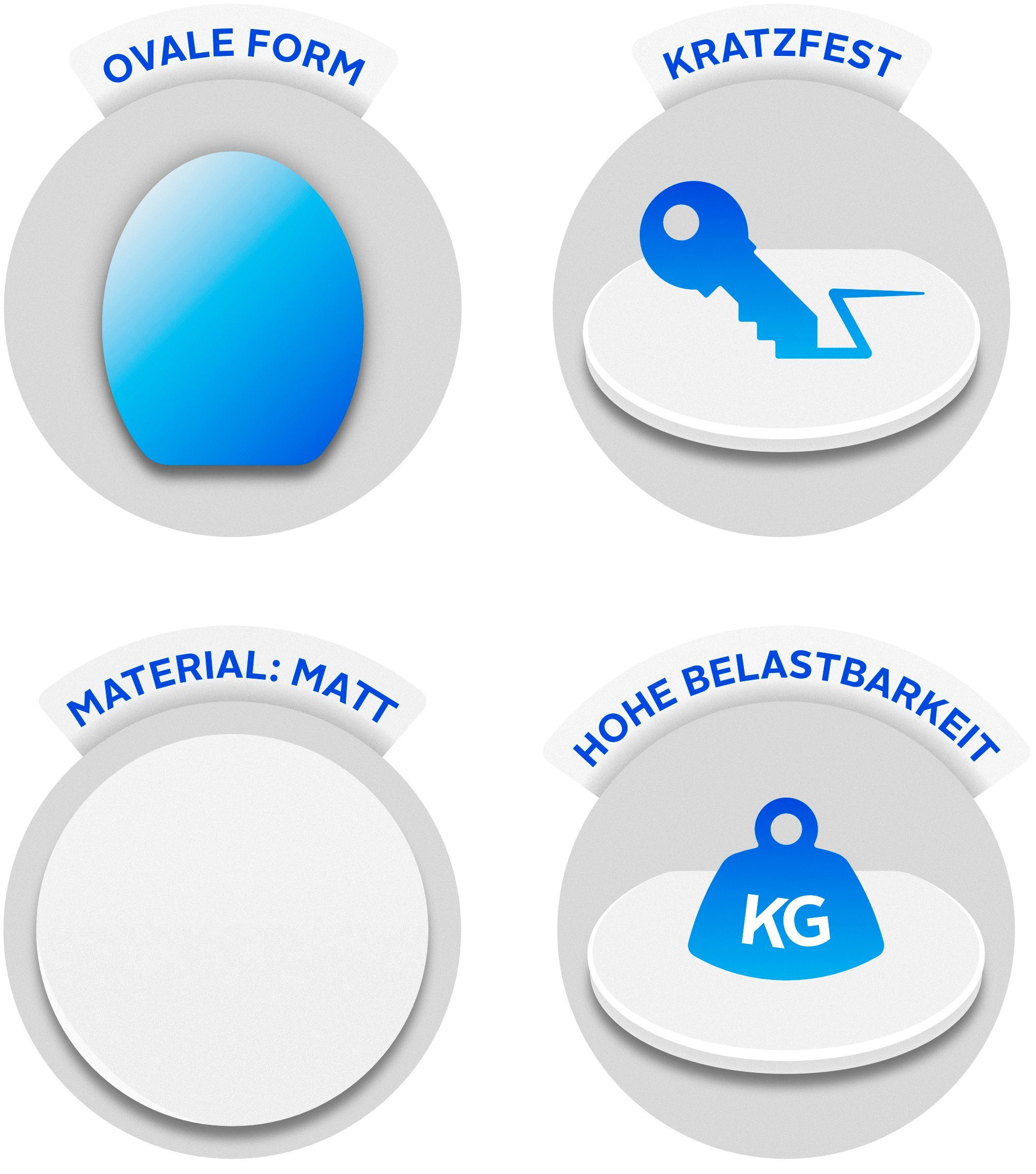 Schütte Toiletzitting Duroplast, maximale belasting van de toiletbril 175 kg