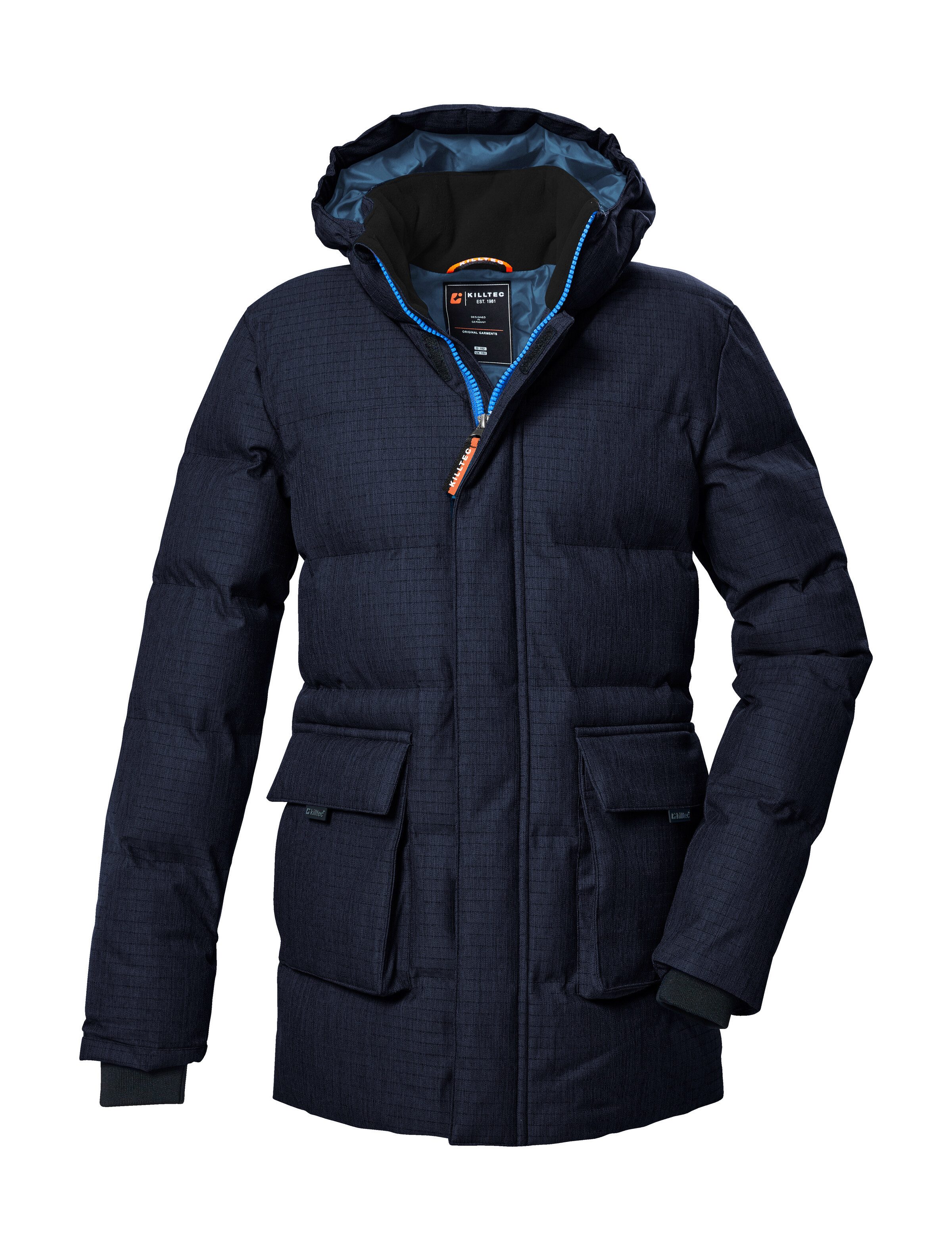 Killtec Gewatteerde jas KOW 375 BYS QLTD PRK jongens jongens maat 128 blauw