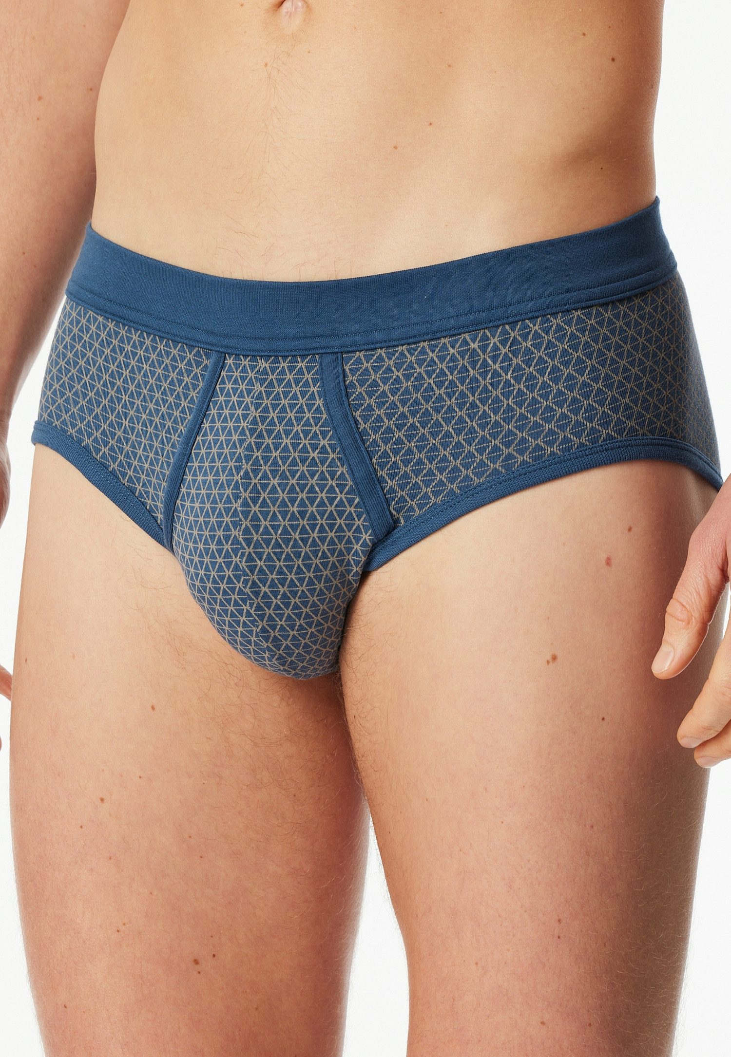 Schiesser Slip Classic Daywear met ingreep, zachte band, katoen (Set van 2)